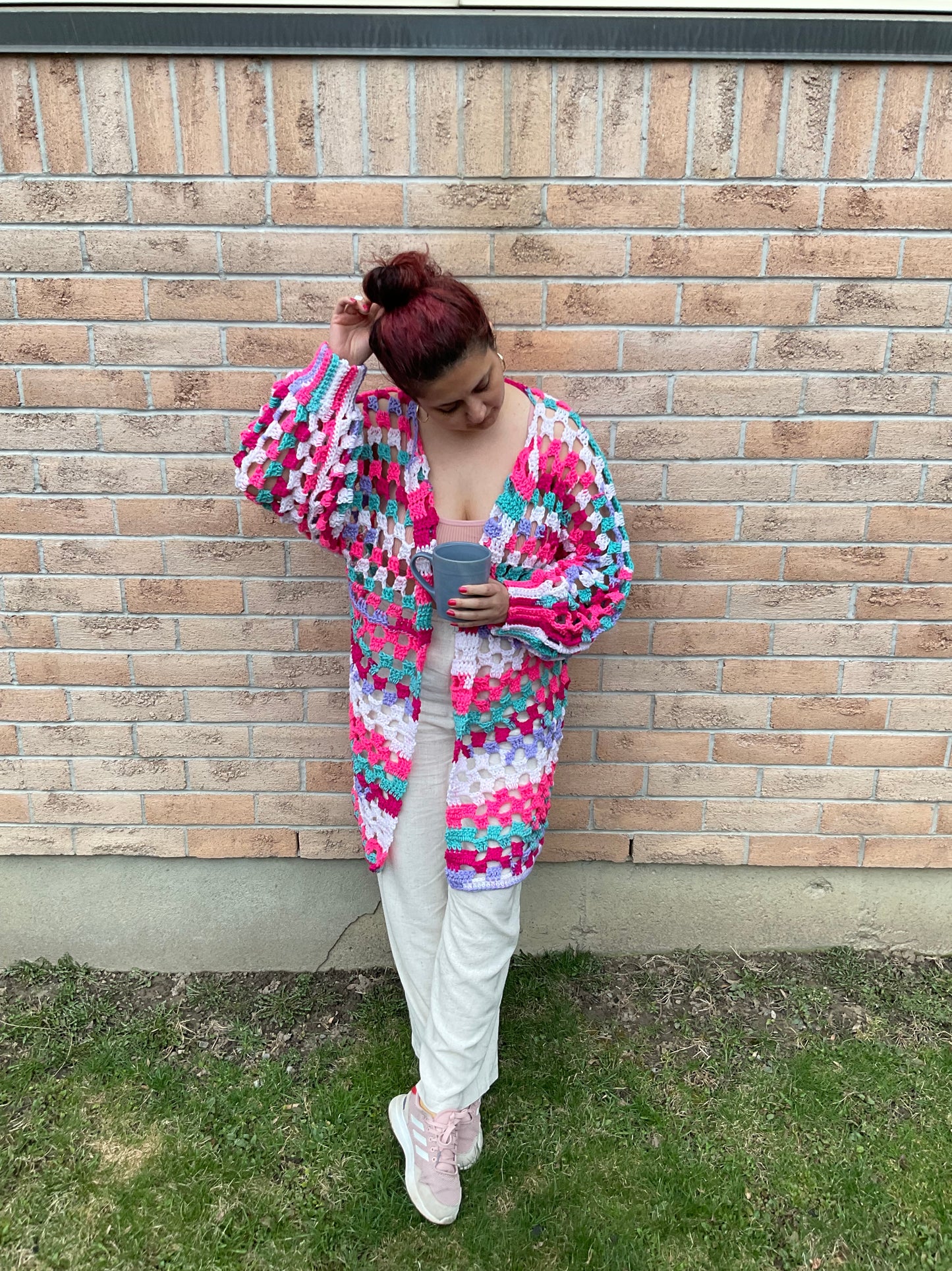 4-Piece Crochet BOG cardigan pattern collection – 4 Digital PDF Patterns | P-BOG, Hoodless Origami Bog, Tumbleweed Bog, and Darwin Cardigans
