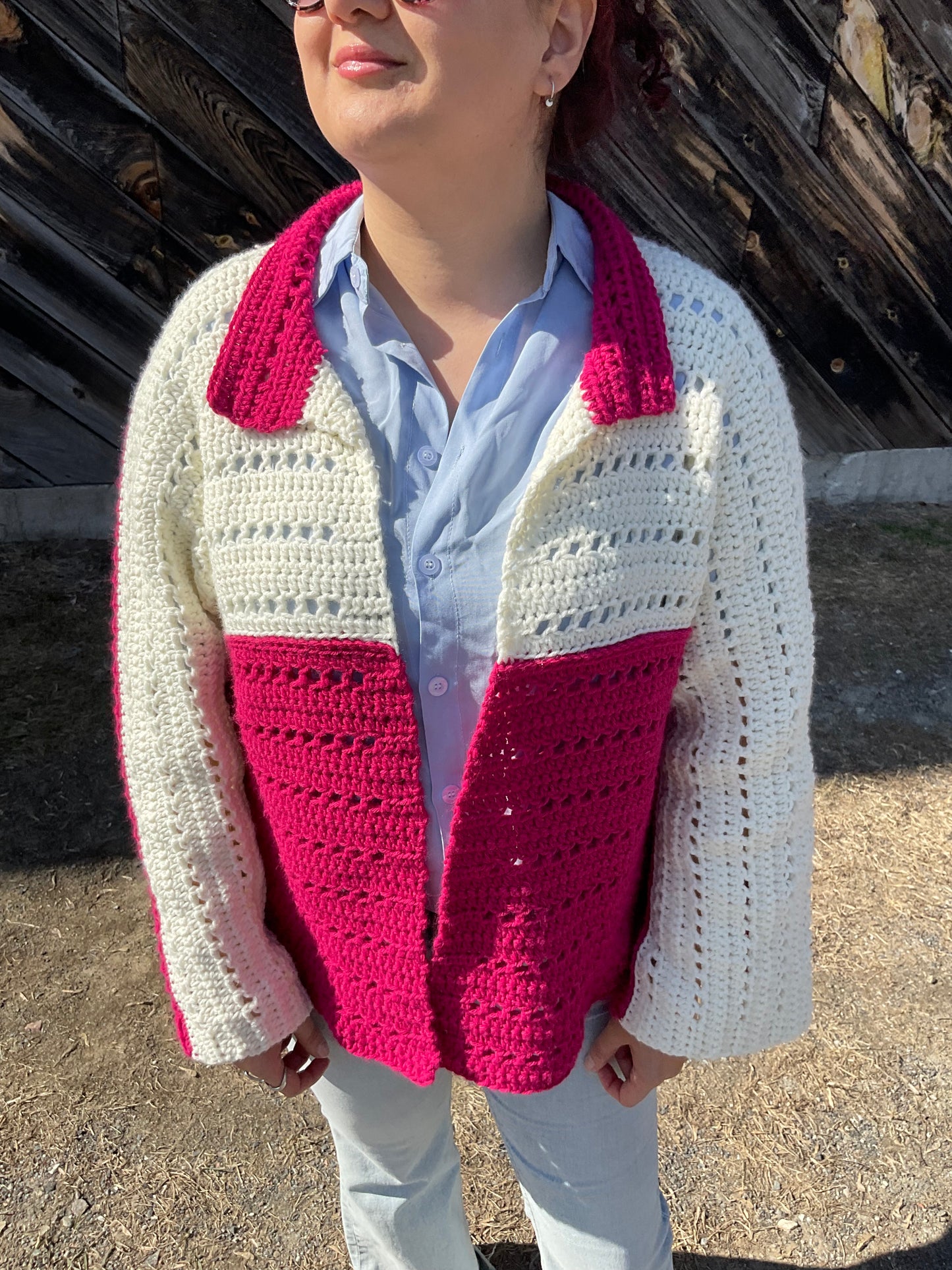 Crochet Tumbleweed BOG Jacket Pattern/ XS-5XL Crochet Cardigan Pattern PDF/ Easy crochet bog cardigan/ Crochet Bog Cardigan