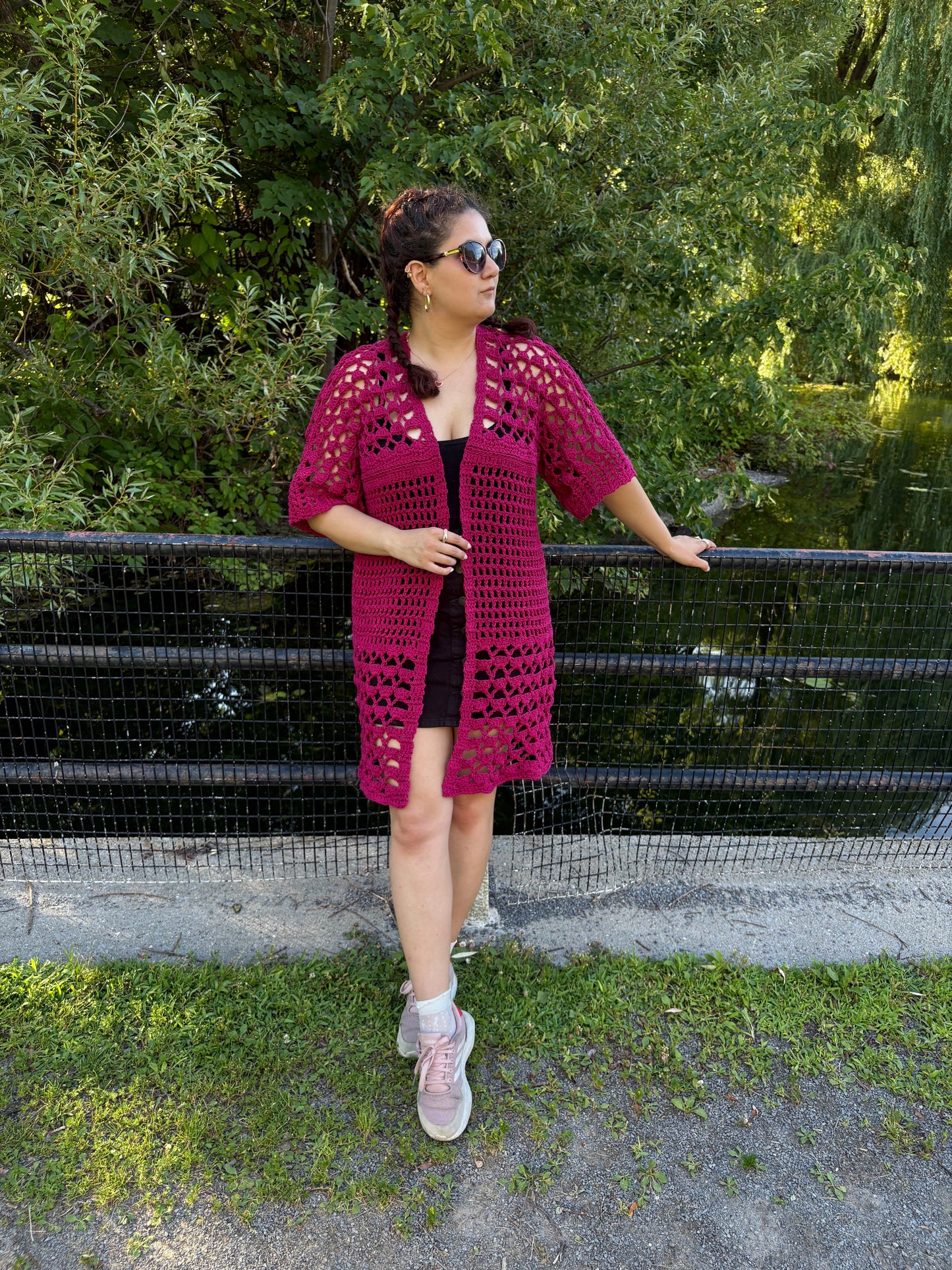 Lovelace BOG Kimono Crochet Pattern (White)/ XS - 4XL Crochet Kimono Pattern PDF/ Easy crochet bog kimono / Crochet Bog Cardigan