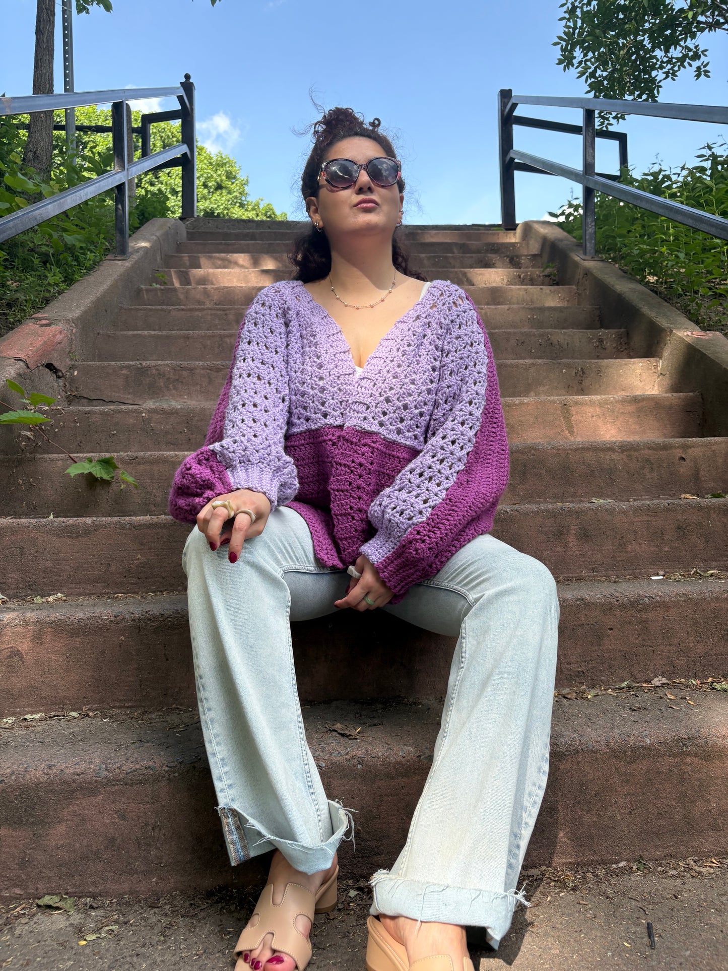 4- Piece Crochet BOG cardigan pattern collection – 4 Digital PDF Patterns | P-BOG, Origami Bog, Floral Kiss Bog, and Tumbleweed Bog Cardigans