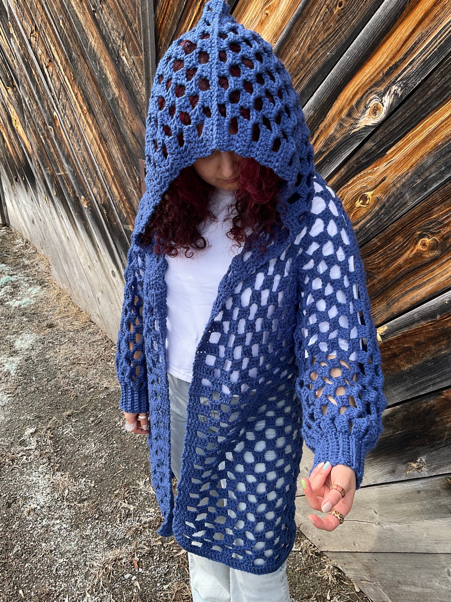 Crochet Origami Bog Jacket XXS-5XL PDF Pattern / Crochet Jacket with Hoodie Pattern/ Easy Crochet Cardigan Pattern / Crochet Bog Cardigan