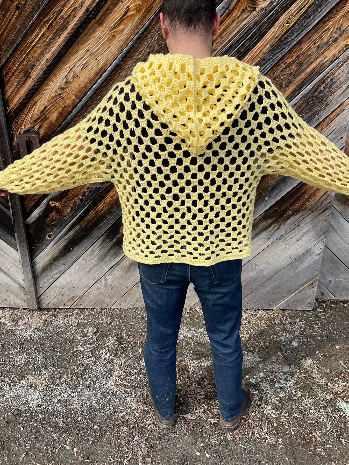 Crochet Origami Bog Jacket XXS-5XL PDF Pattern / Crochet Jacket with Hoodie Pattern/ Easy Crochet Cardigan Pattern / Crochet Bog Cardigan