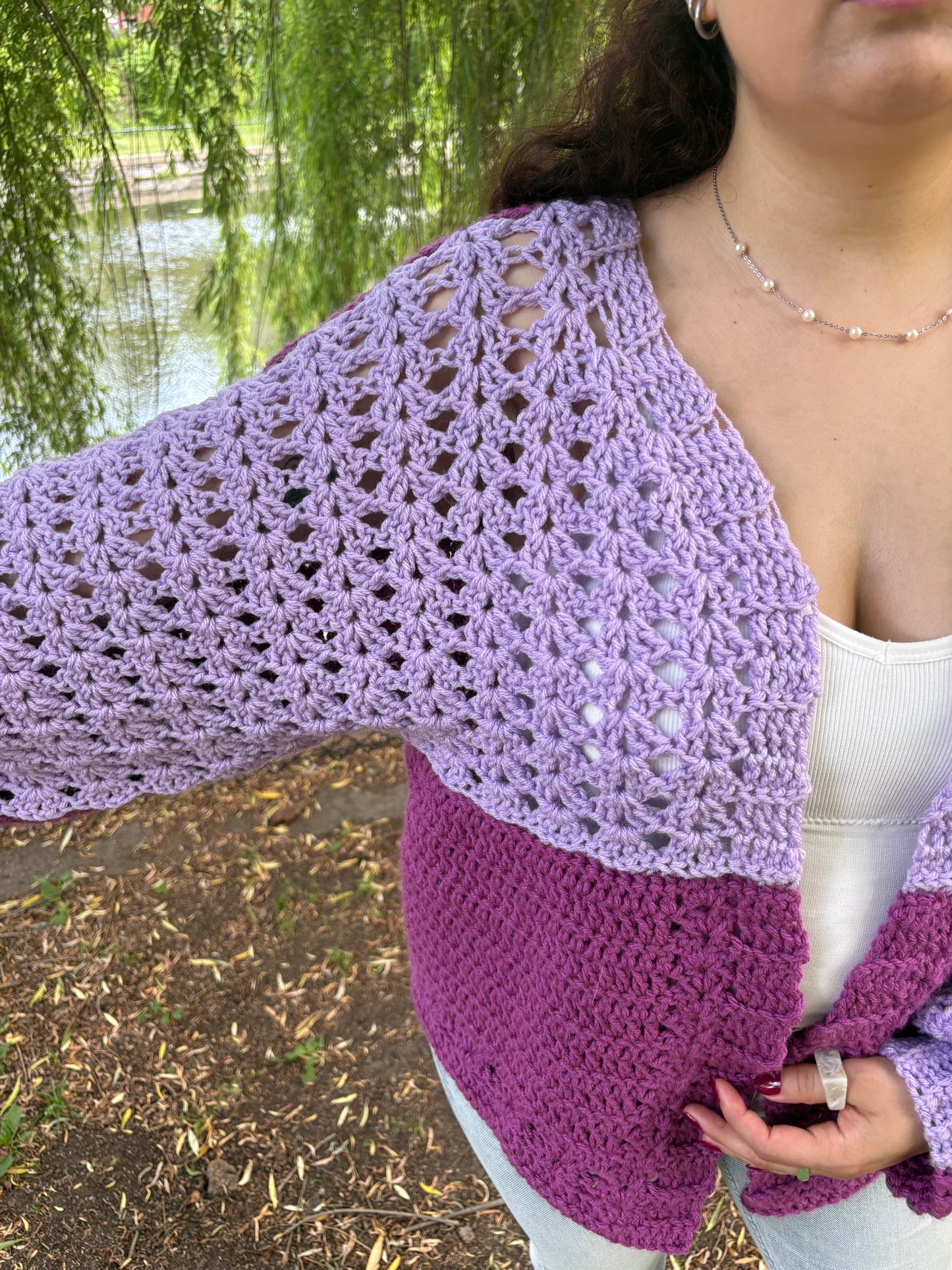 Stitch to Street: 8-piece Bundle | 8 Digital PDF Patterns | 3 Bog cardigans, 1 Bog vest, 1 relaxed-fit shirt, 1 kimono, 1 crochet bag, 1 scrunchie