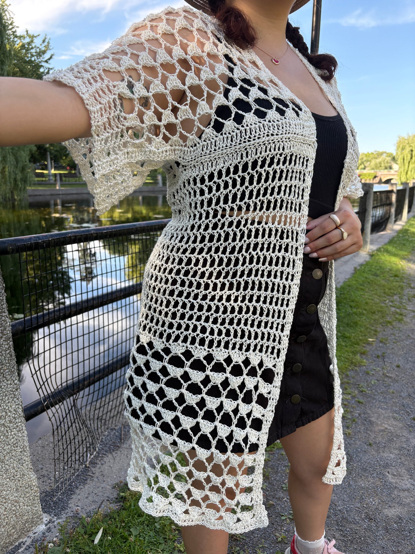 Summer Collection | 4 Digital PDF Patterns | 1 Bog vest, 1 Bog shirt, 1 Bog kimono, 1 rectangular bag