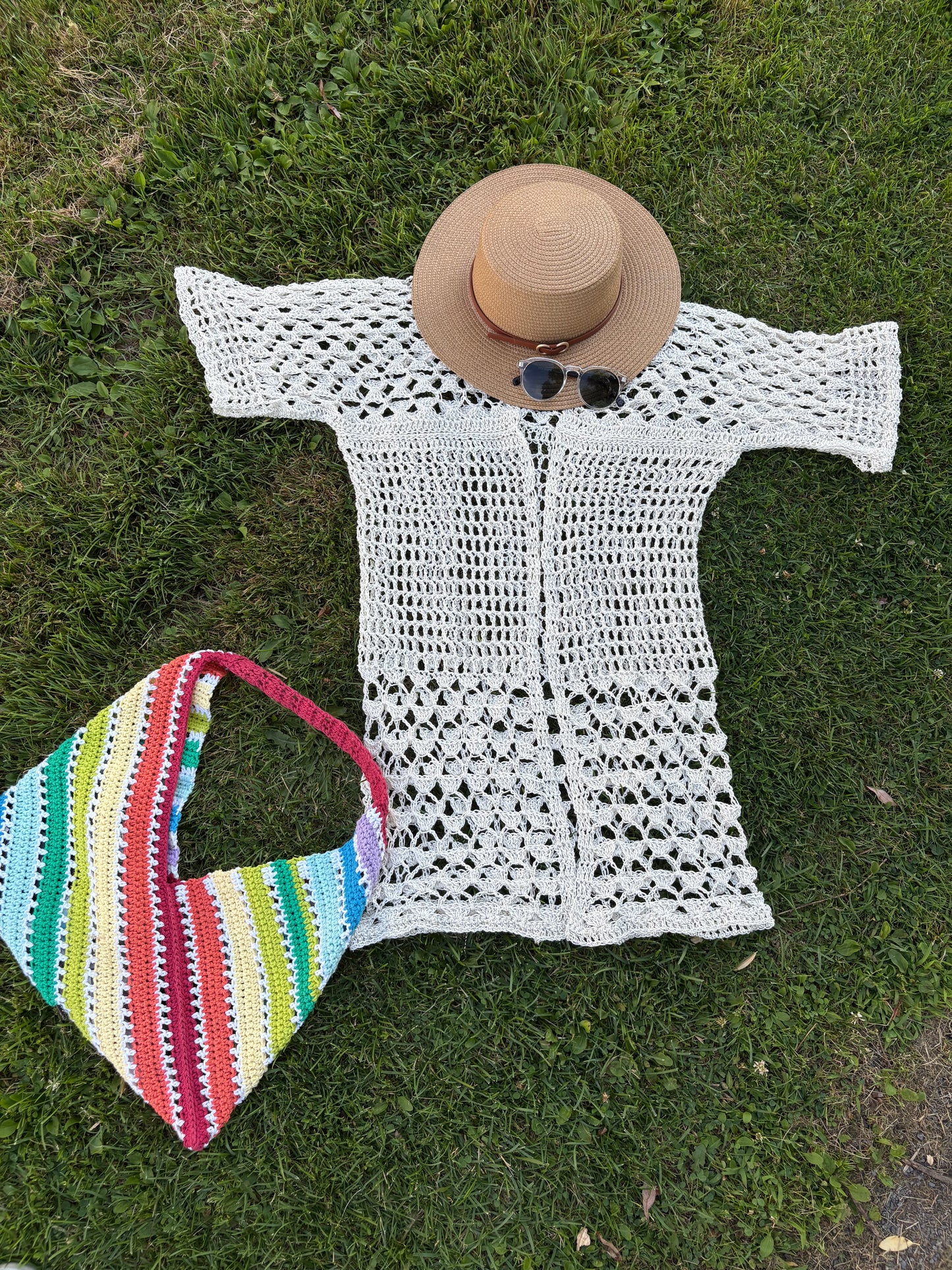 Summer Collection | 4 Digital PDF Patterns | 1 Bog vest, 1 Bog shirt, 1 Bog kimono, 1 rectangular bag