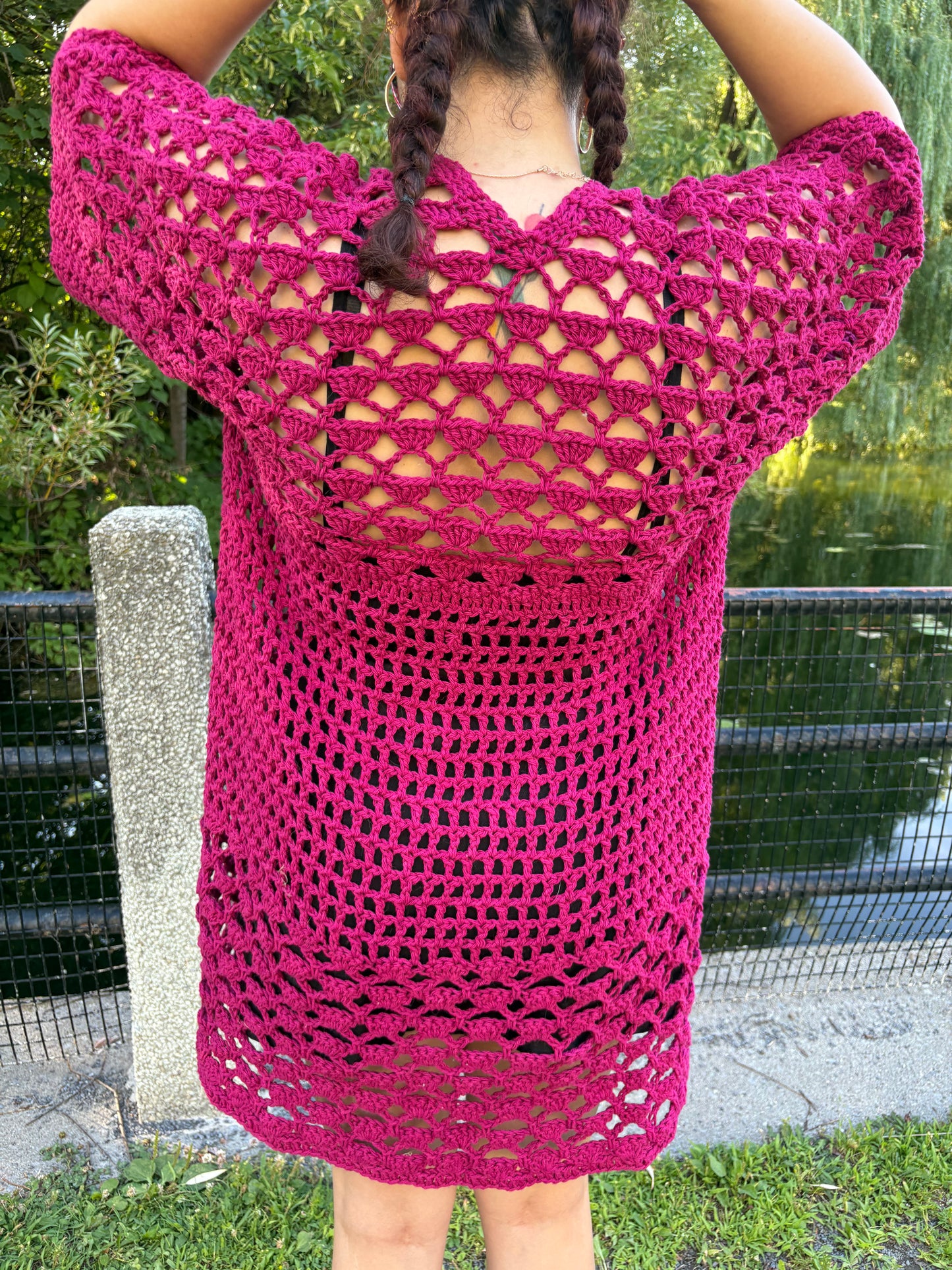 Lovelace BOG Kimono Crochet Pattern (White)/ XS - 4XL Crochet Kimono Pattern PDF/ Easy crochet bog kimono / Crochet Bog Cardigan