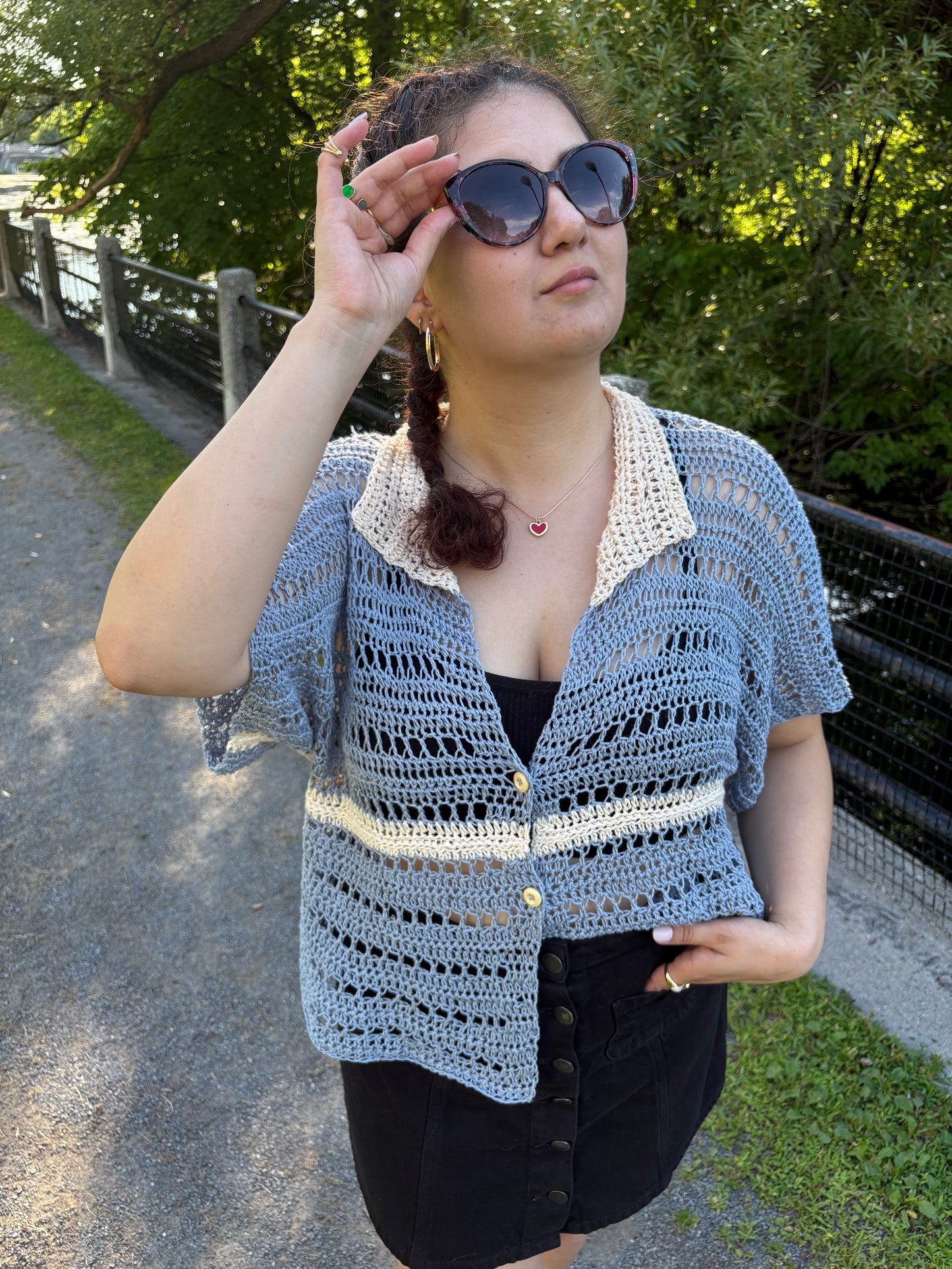 Marie BOG Shirt Crochet Pattern / XS - 3XL Crochet Shirt Pattern PDF/ Easy Crochet Bog Shirt/ Crochet Top Pattern