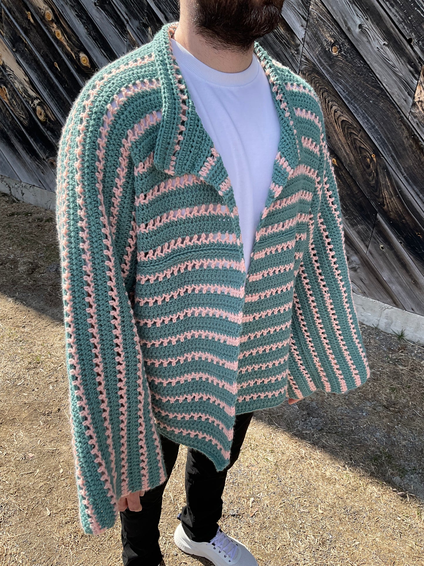 Crochet Tumbleweed BOG Jacket Pattern/ XS-5XL Crochet Cardigan Pattern PDF/ Easy crochet bog cardigan/ Crochet Bog Cardigan