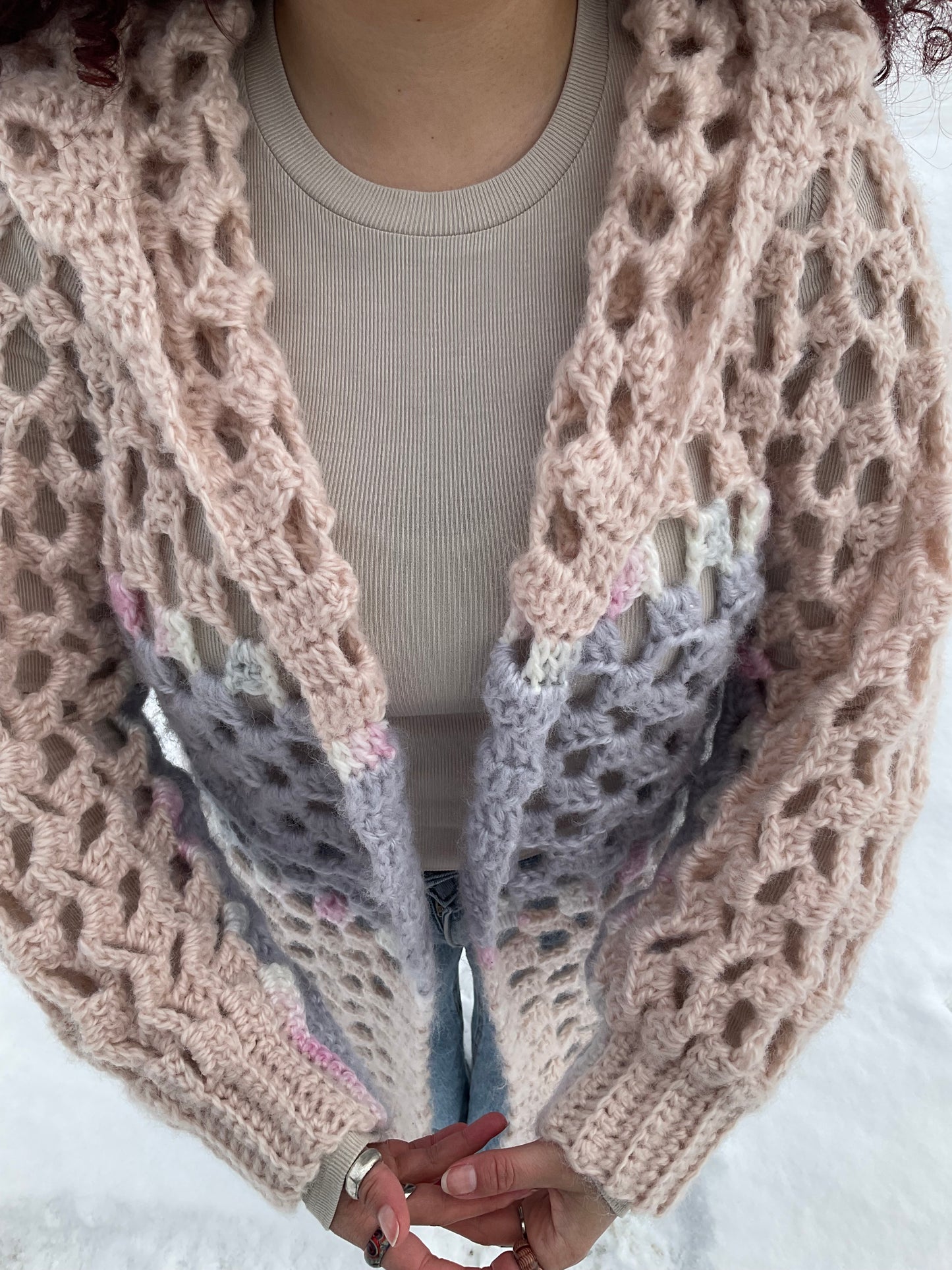 Crochet Origami Bog Jacket XS-6XL PDF Pattern / Crochet Jacket with Hoodie Pattern/ Easy Crochet Cardigan Pattern / Crochet Bog Cardigan