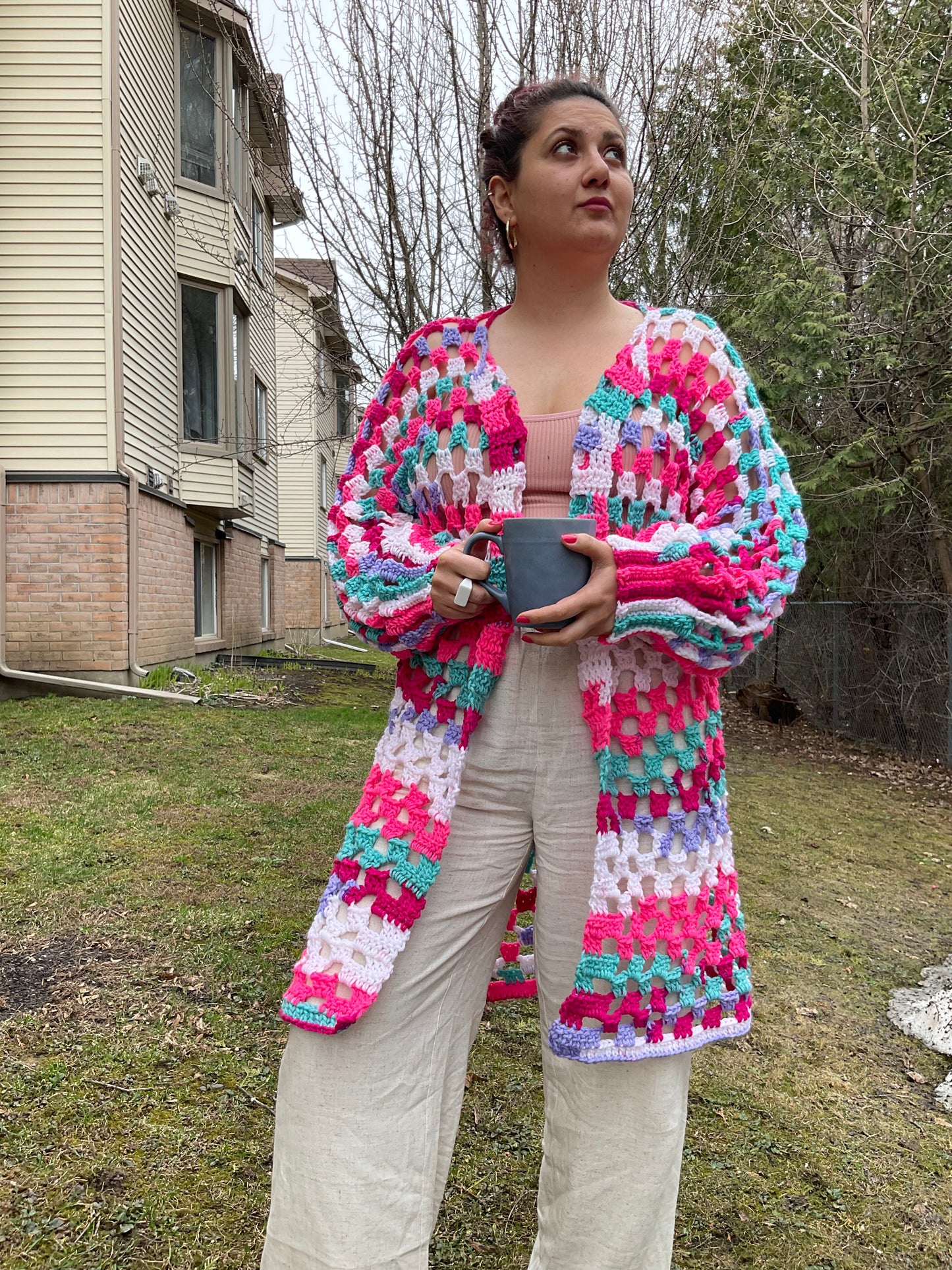 Crochet Hoodless Origami Bog Jacket XXS-5XL PDF Pattern / Crochet Jacket Pattern/ Easy Crochet Pattern / Crochet Bog Cardigan