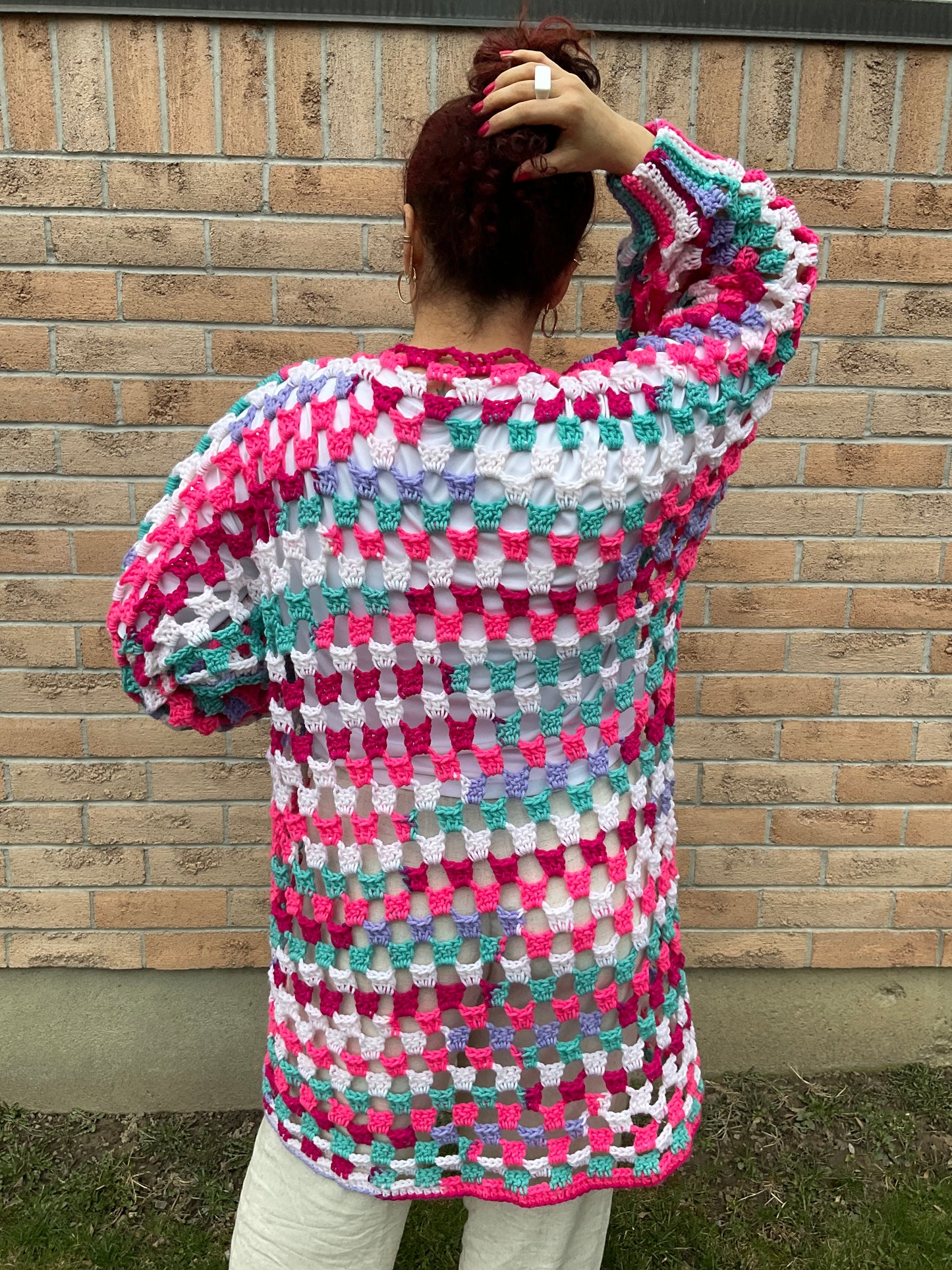 Stitch to Street: 8-piece Bundle | 8 Digital PDF Patterns | 3 Bog cardigans, 1 Bog vest, 1 relaxed-fit shirt, 1 kimono, 1 crochet bag, 1 scrunchie