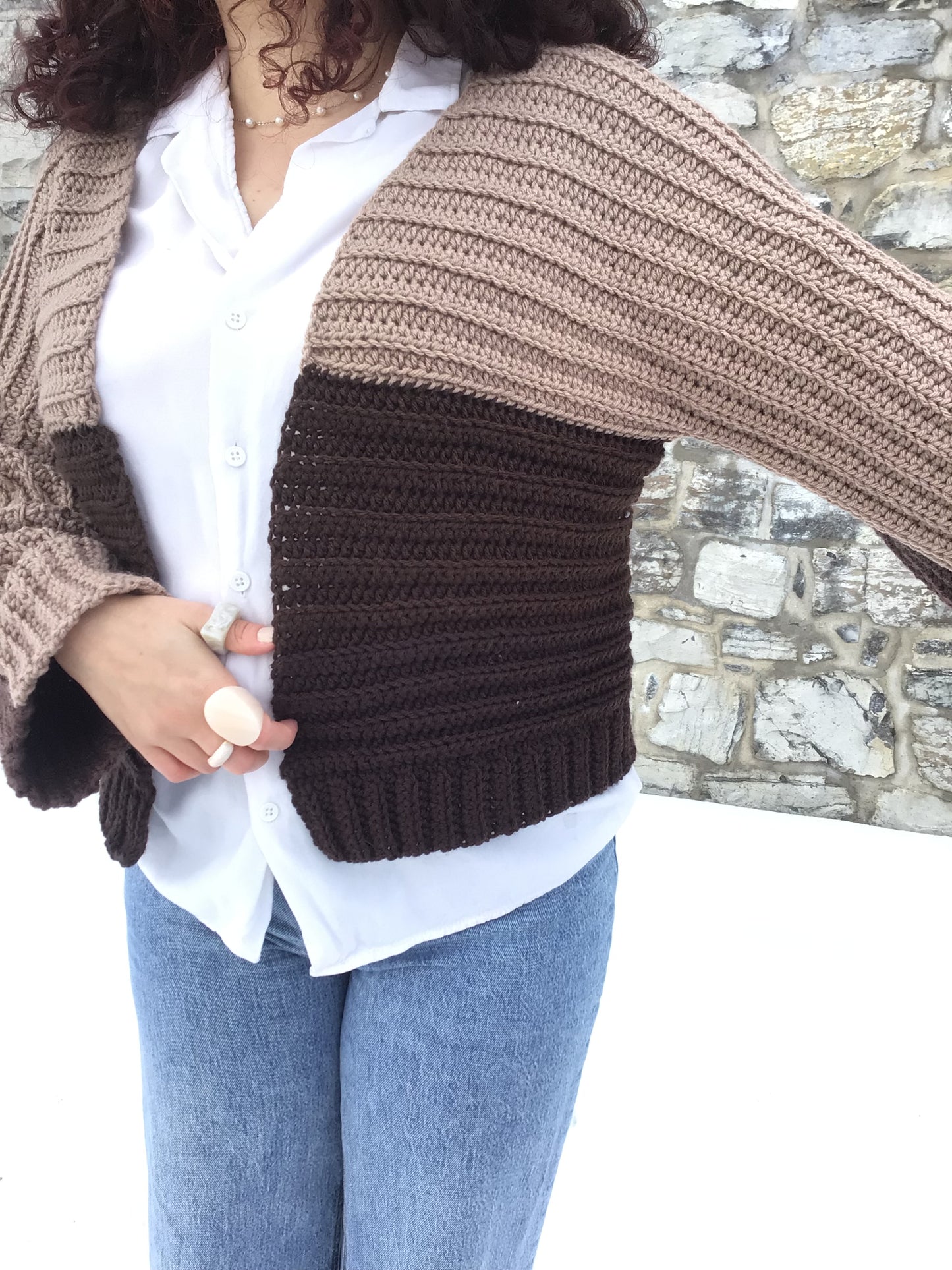 Crochet P-BOG jacket pattern XS/S/M/L/XL/2XL/3XL/4XL/ Bog jacket / crochet cardigan pattern/ beginner friendly crochet cardigan pattern