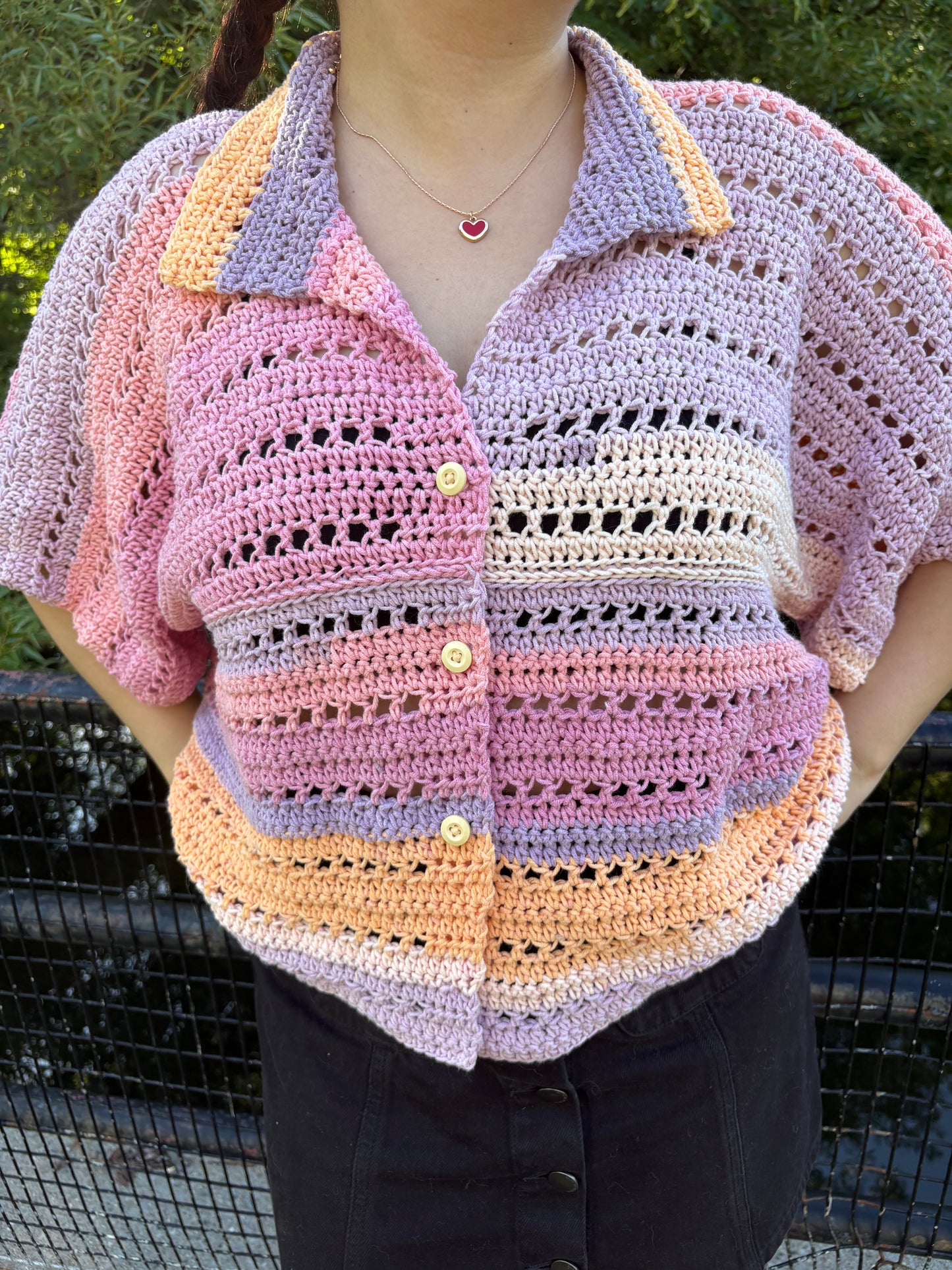 Marie BOG Shirt Crochet Pattern / XS - 3XL Crochet Shirt Pattern PDF/ Easy Crochet Bog Shirt/ Crochet Top Pattern