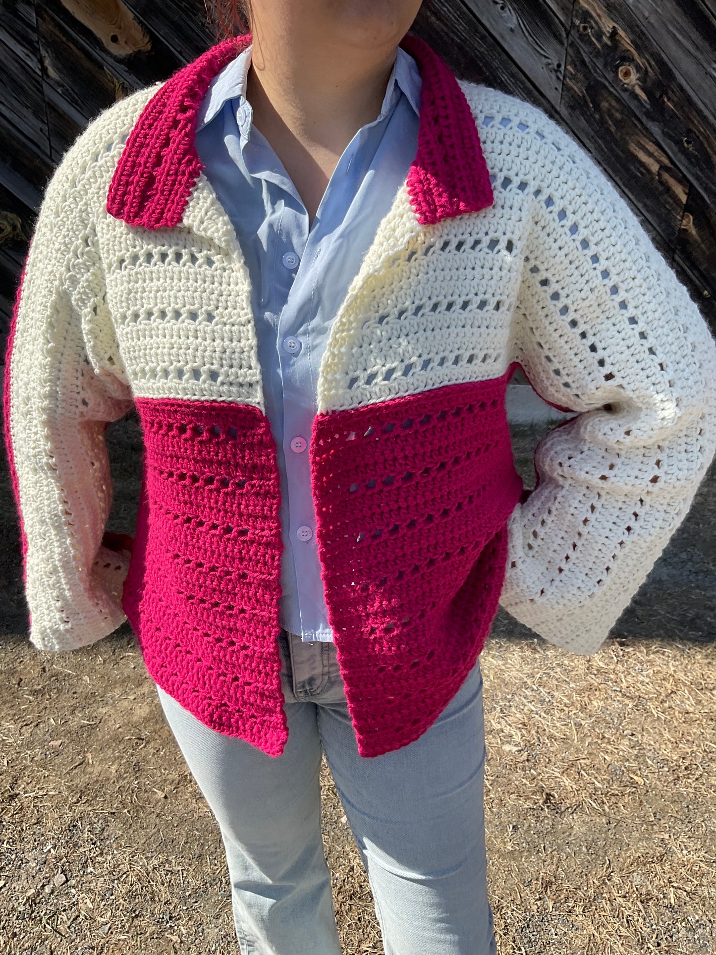 Crochet Tumbleweed BOG Jacket Pattern/ XS-5XL Crochet Cardigan Pattern PDF/ Easy crochet bog cardigan/ Crochet Bog Cardigan