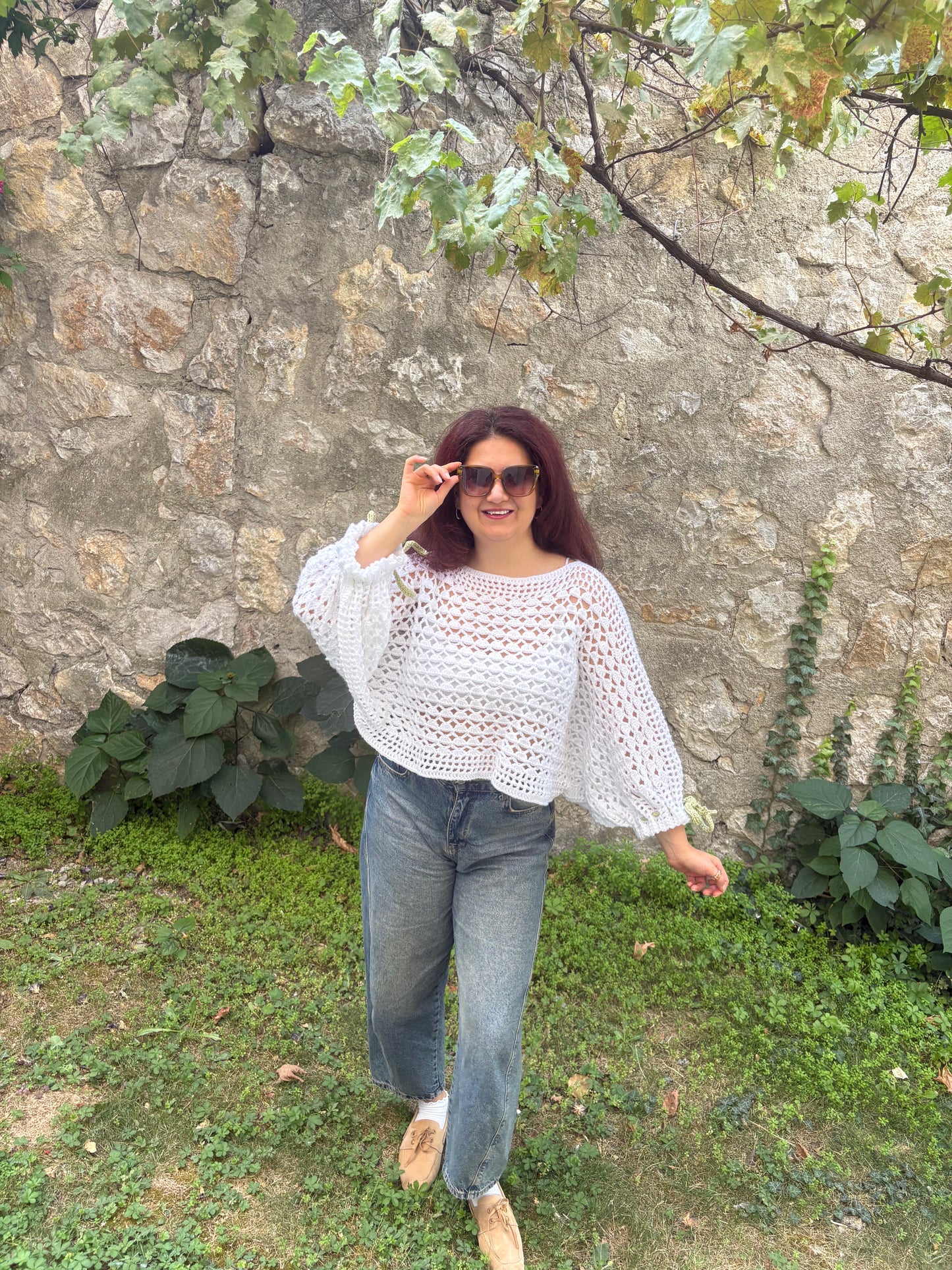 Lovelace Crochet Top Pattern – Easy, One Piece Crochet Top, XS-5XL (PDF Pattern)