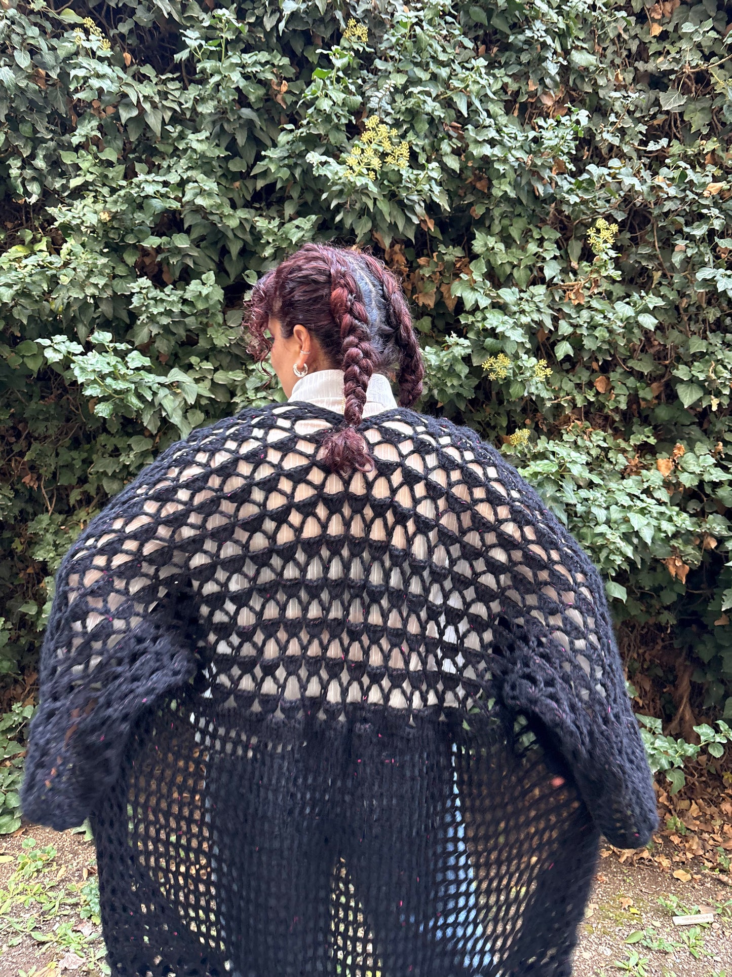 Lovelace BOG Kimono Crochet Pattern (Long/Black)/ XS - 4XL Crochet Kimono Pattern PDF/ Easy crochet bog kimono / Crochet Bog Cardigan