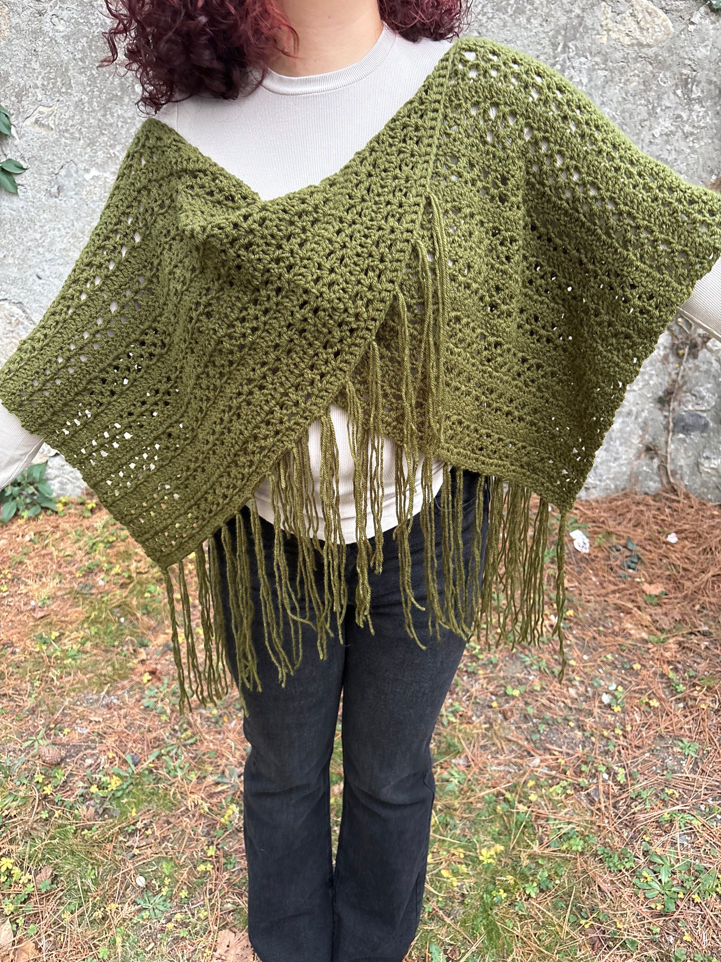 Mobius Poncho Crochet Pattern/ XS - 5XL Crochet Poncho Pattern PDF/ Easy crochet wear / Crochet shawl pattern (Copy)