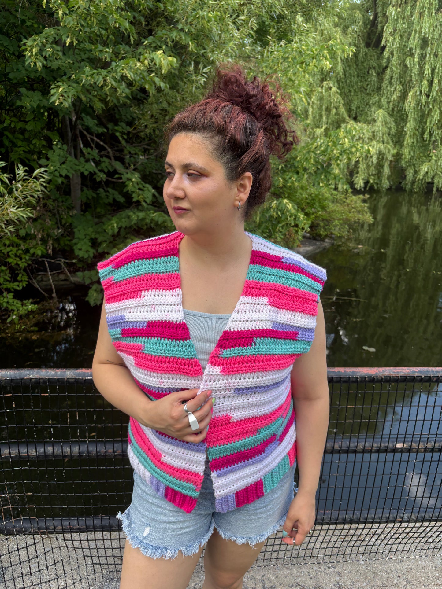 Summer Collection | 4 Digital PDF Patterns | 1 Bog vest, 1 Bog shirt, 1 Bog kimono, 1 rectangular bag