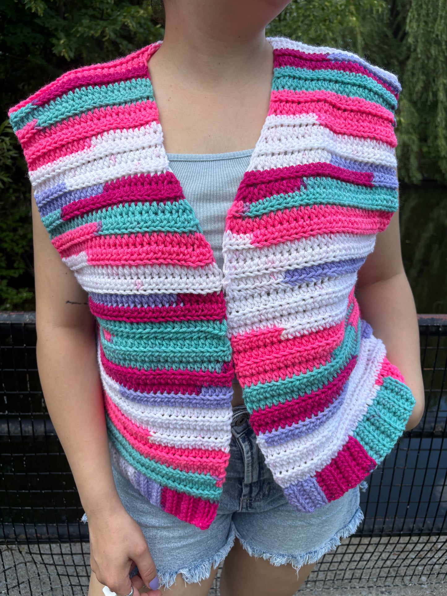 Summer Collection | 4 Digital PDF Patterns | 1 Bog vest, 1 Bog shirt, 1 Bog kimono, 1 rectangular bag