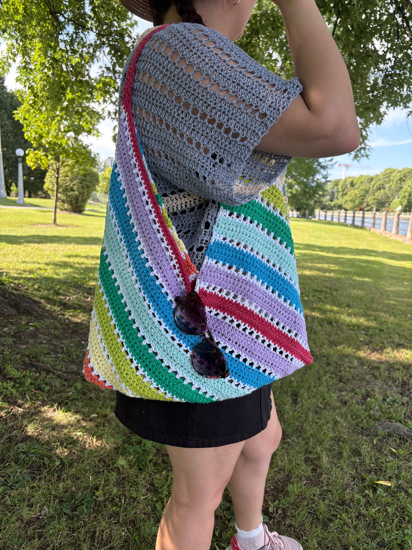 Summer Collection | 4 Digital PDF Patterns | 1 Bog vest, 1 Bog shirt, 1 Bog kimono, 1 rectangular bag