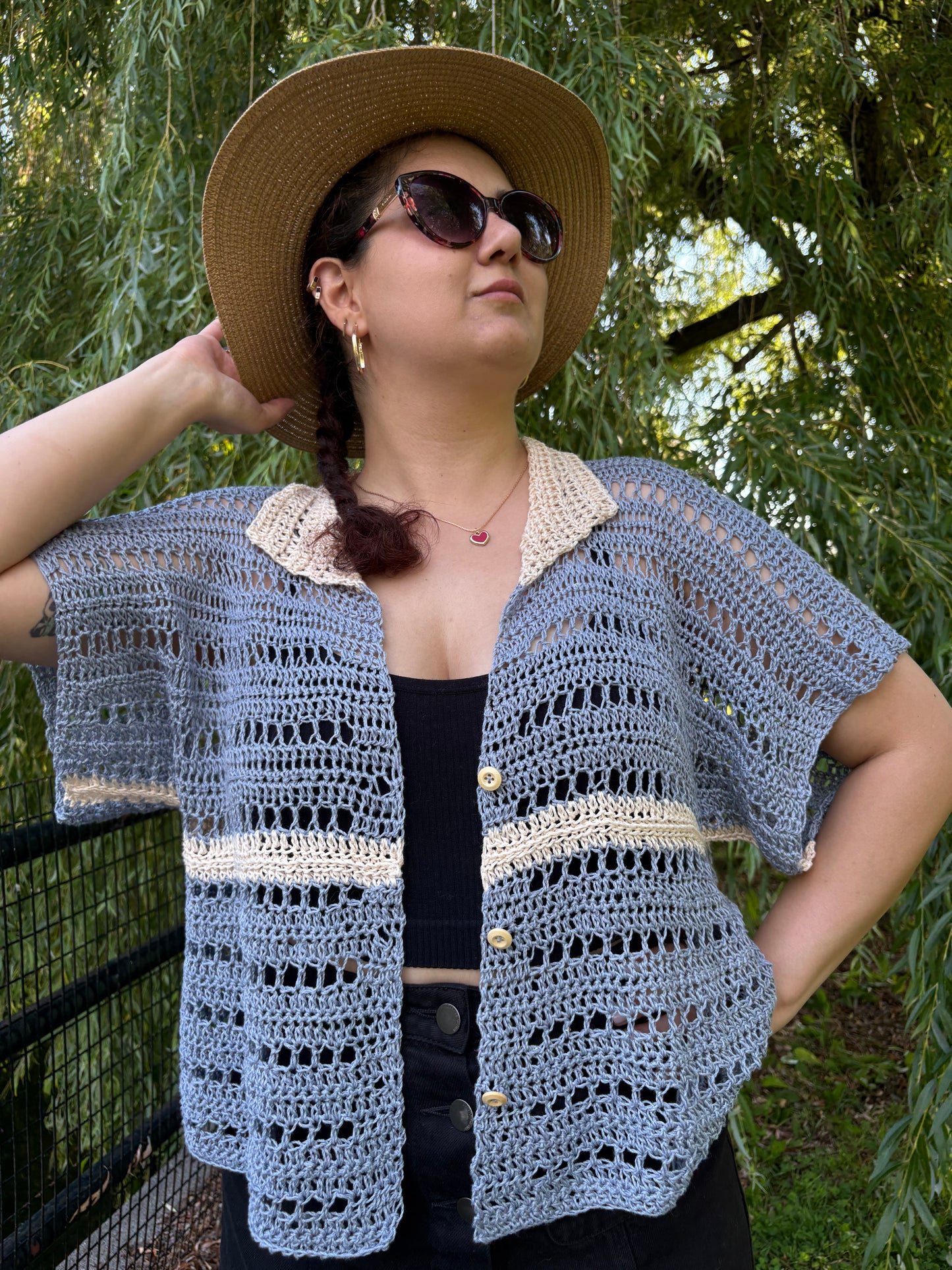 Stitch to Street: 8-piece Bundle | 8 Digital PDF Patterns | 3 Bog cardigans, 1 Bog vest, 1 relaxed-fit shirt, 1 kimono, 1 crochet bag,  1 Scrunchie