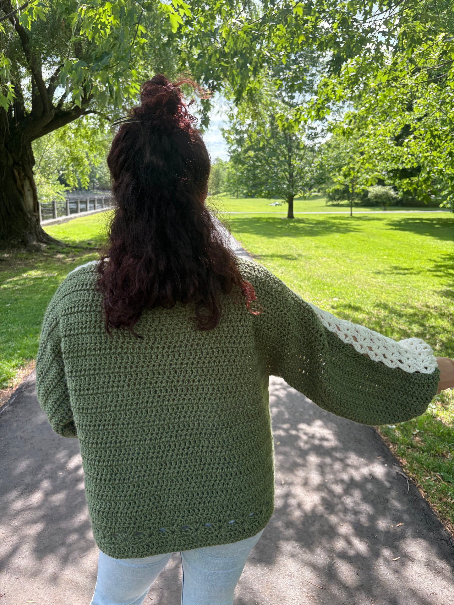 4- Piece Crochet BOG cardigan pattern collection – 4 Digital PDF Patterns | P-BOG, Origami Bog, Curie Bog Cardi, and Floral Kiss Bog Cardigans