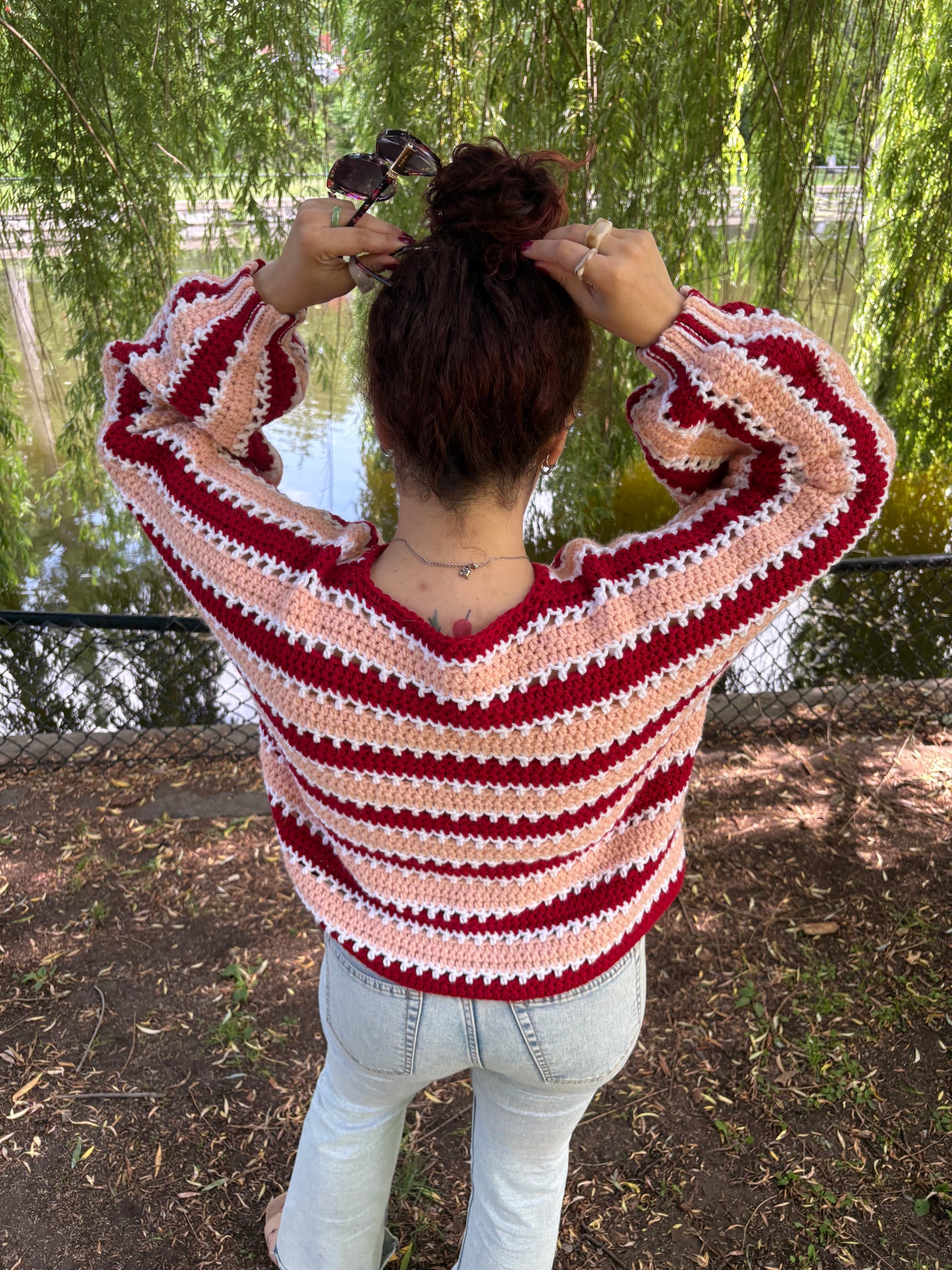 4- Piece Crochet BOG cardigan pattern collection – 4 Digital PDF Patterns | P-BOG, Origami Bog, Curie Bog Cardi, and Floral Kiss Bog Cardigans