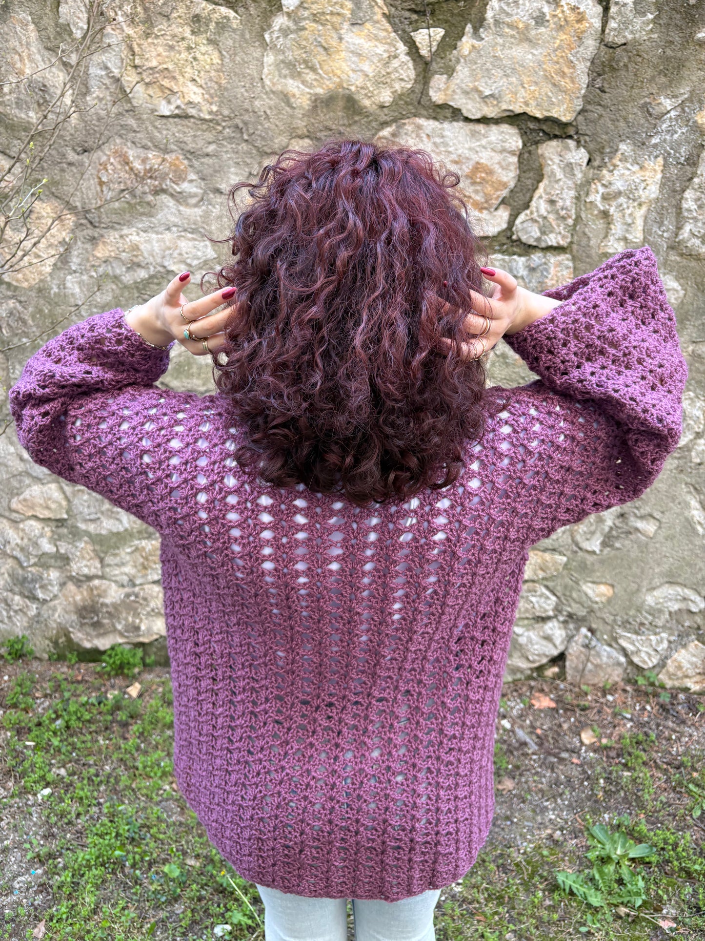 Crochet Iris BOG Cardigan Pattern, Easy S-5XL (PDF Pattern)