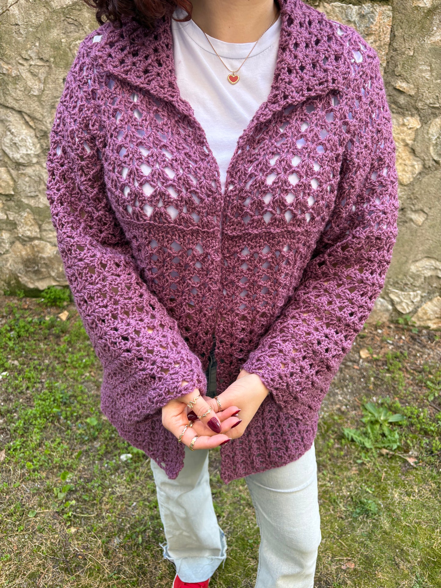 Crochet Iris BOG Cardigan Pattern, Easy S-5XL (PDF Pattern)