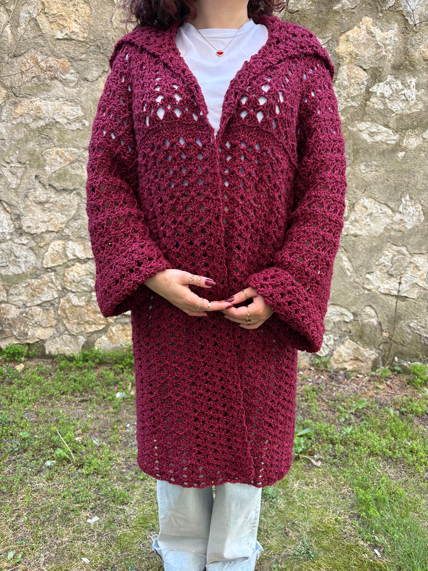 Crochet Iris BOG Cardigan Pattern, Easy S-5XL (PDF Pattern)