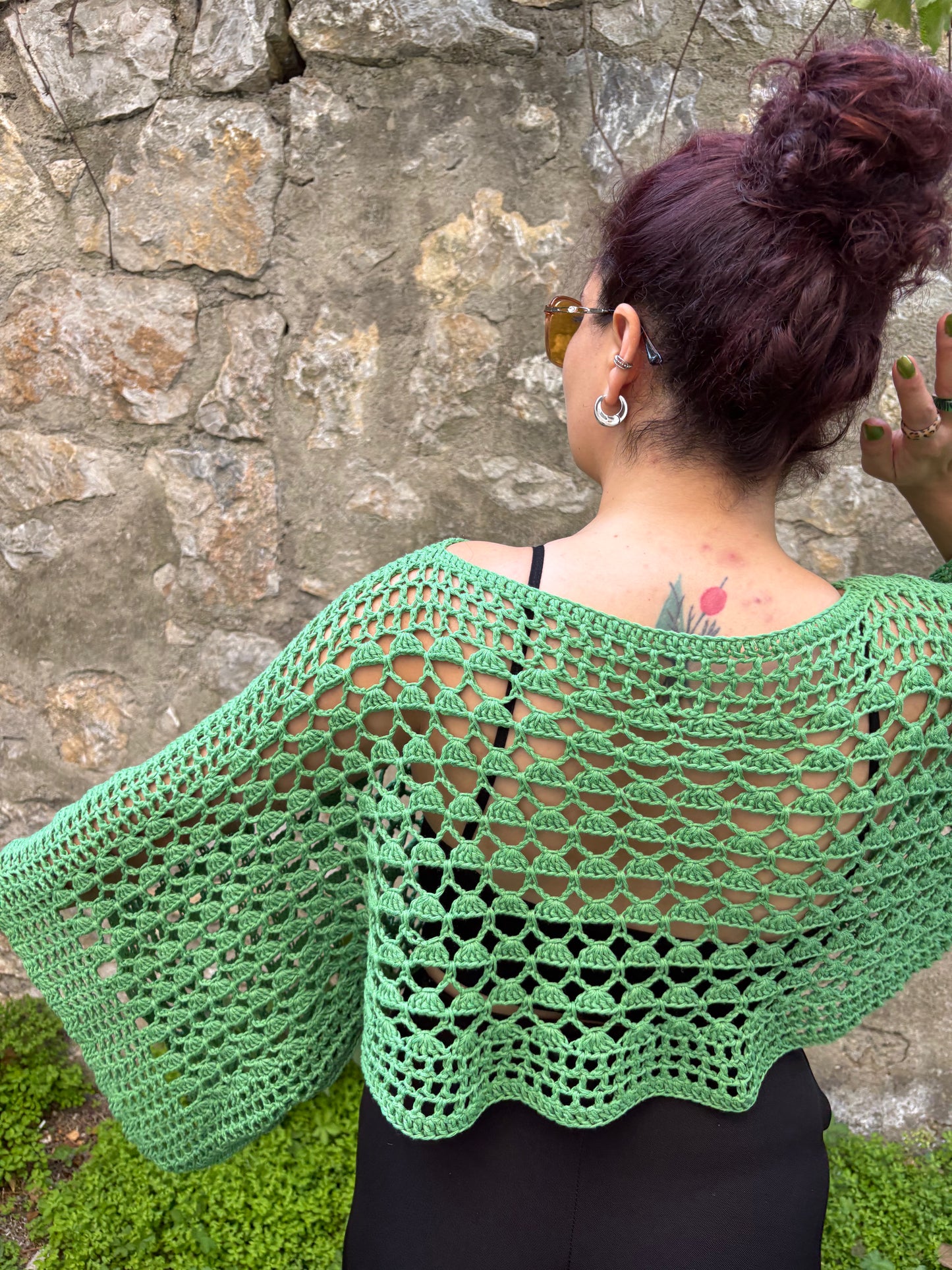 Lovelace Crochet Top Pattern – Easy, One Piece Crochet Top, XS-5XL (PDF Pattern)