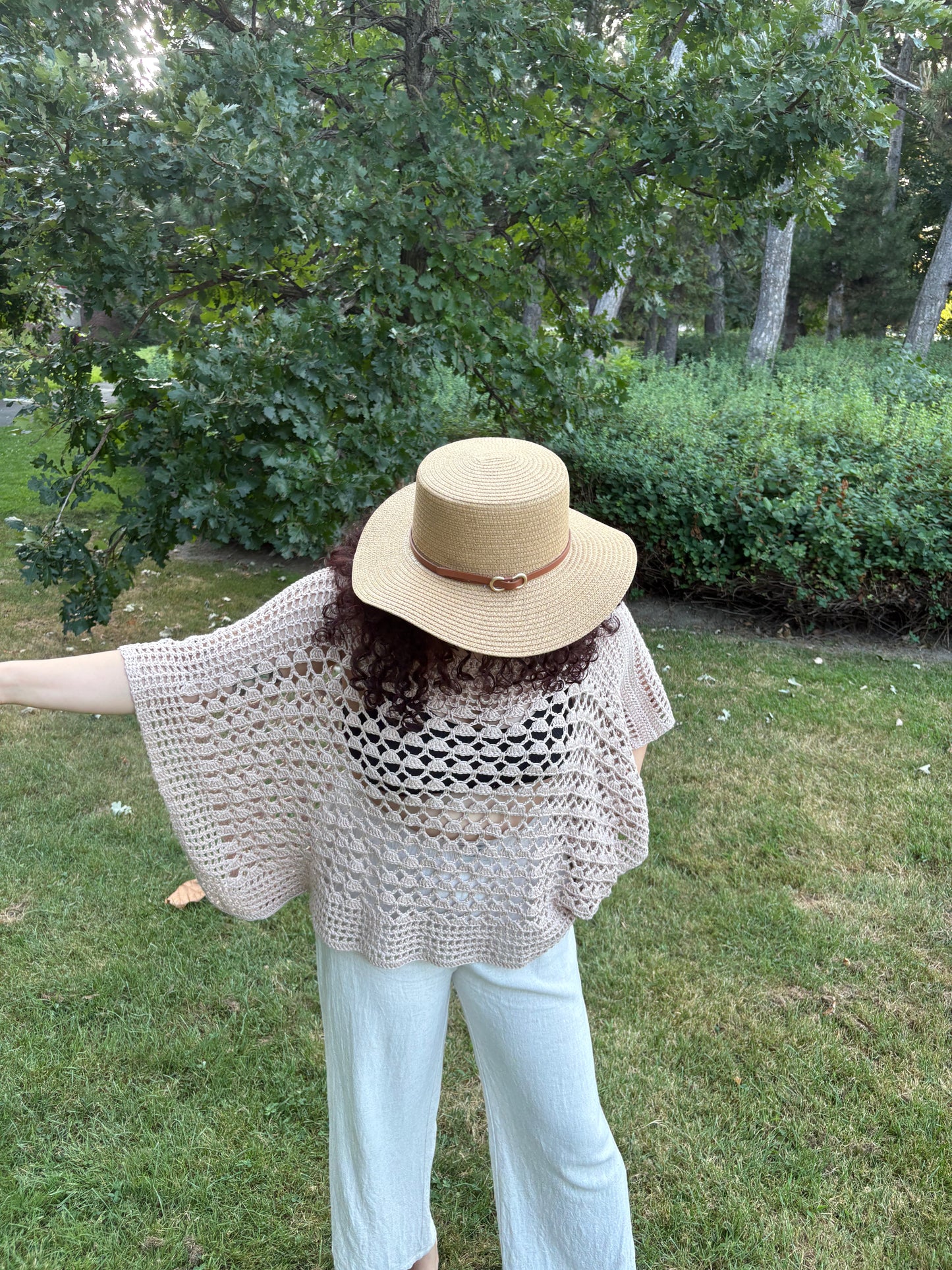 Lovelace Crochet Top Pattern – Easy, One Piece Crochet Top, XS-5XL (PDF Pattern)
