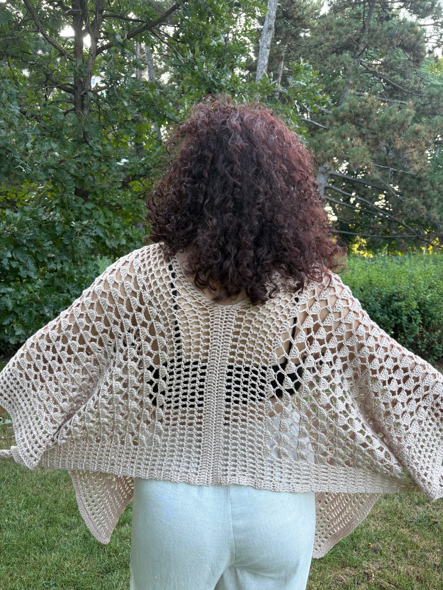 Lovelace Poncho Crochet Pattern/ XS - 5XL Crochet Poncho Pattern PDF/ Easy crochet wear / Crochet shawl pattern