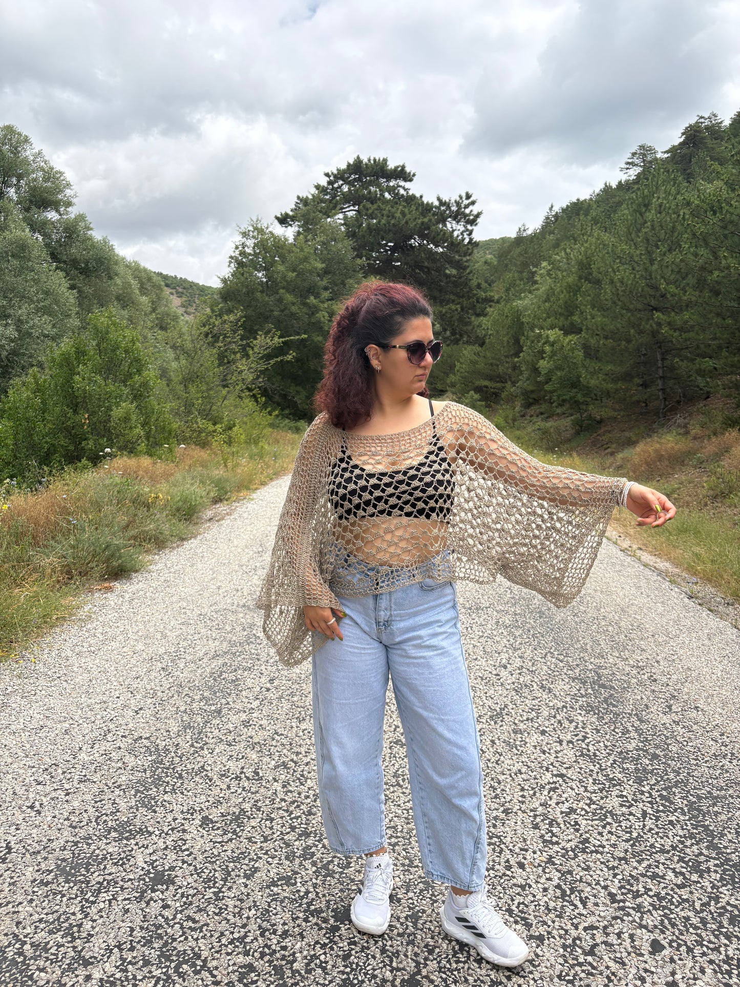 Lovelace Crochet Top Pattern – Easy, One Piece Crochet Top, XS-5XL (PDF Pattern)