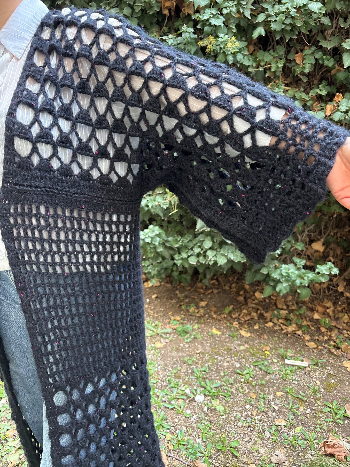 Lovelace BOG Kimono Crochet Pattern (Long/Black)/ XS - 4XL Crochet Kimono Pattern PDF/ Easy crochet bog kimono / Crochet Bog Cardigan