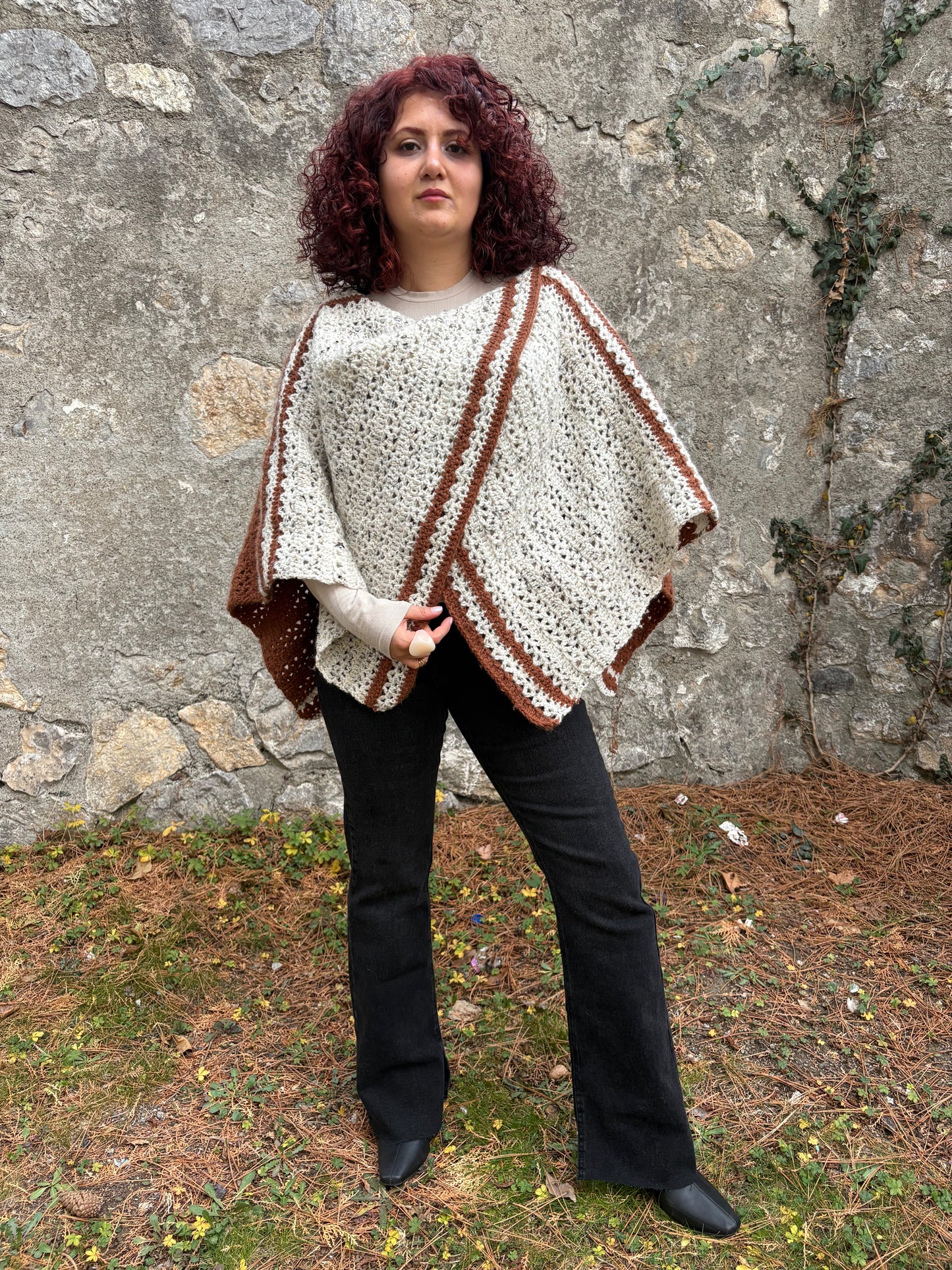 Mobius Poncho Crochet Pattern/ XS - 5XL Crochet Poncho Pattern PDF/ Easy crochet wear / Crochet shawl pattern (Copy)