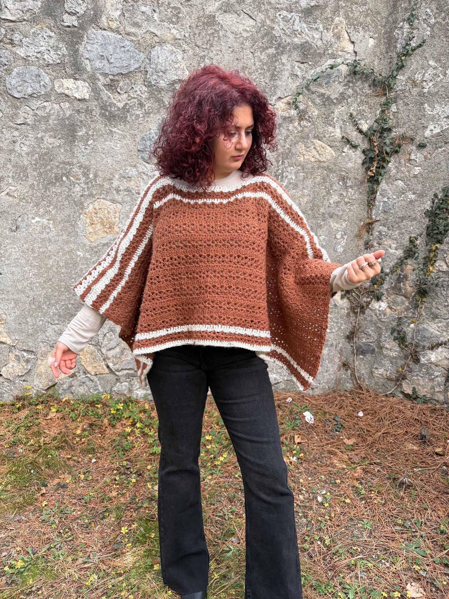 Mobius Poncho Crochet Pattern/ XS - 5XL Crochet Poncho Pattern PDF/ Easy crochet wear / Crochet shawl pattern
