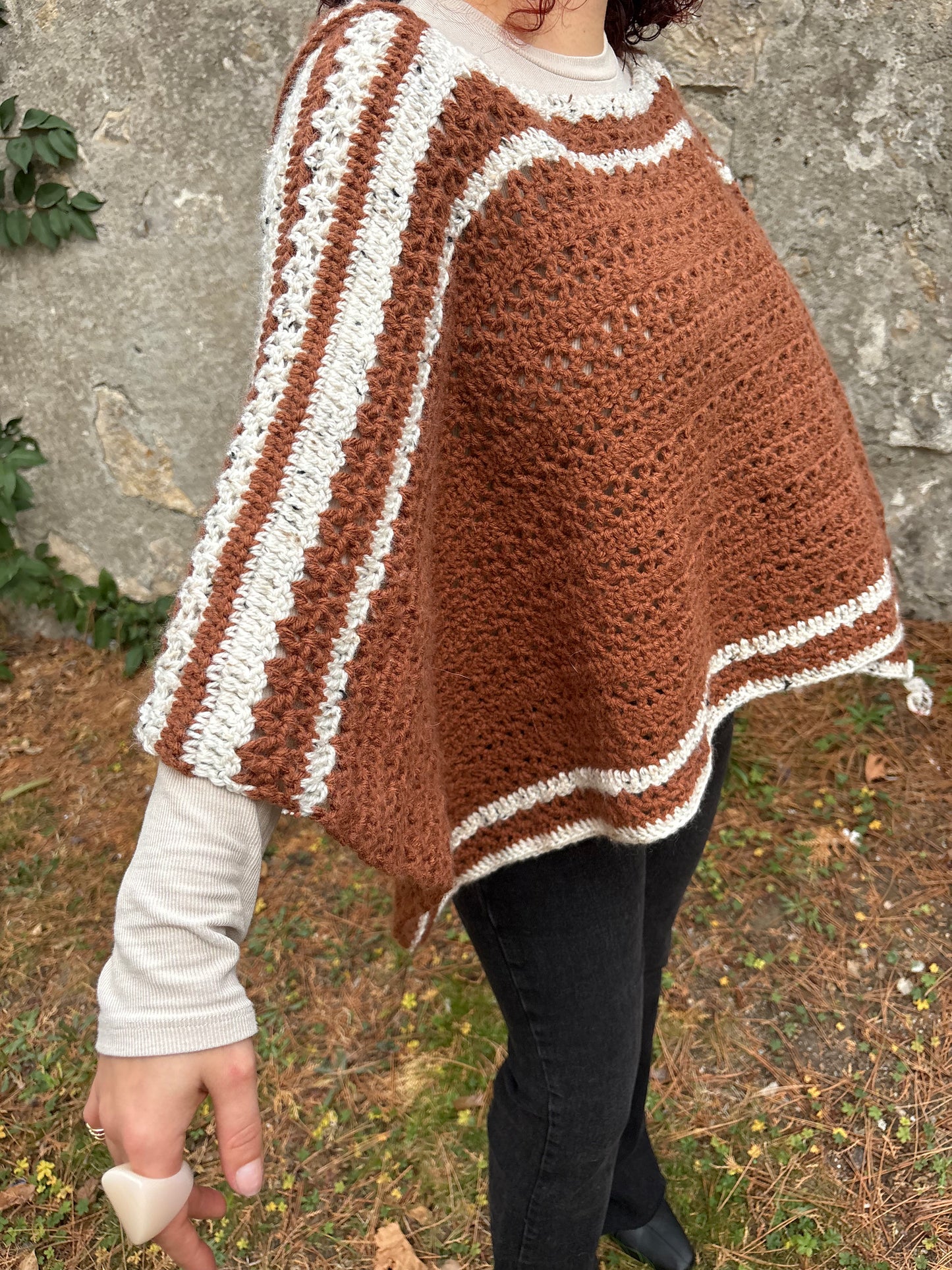 Mobius Poncho Crochet Pattern/ XS - 5XL Crochet Poncho Pattern PDF/ Easy crochet wear / Crochet shawl pattern