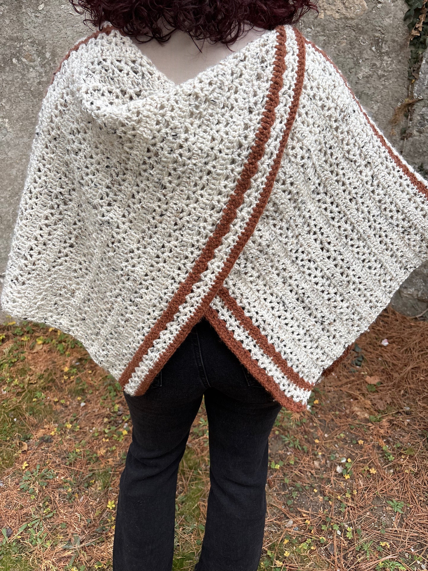 Mobius Poncho Crochet Pattern/ XS - 5XL Crochet Poncho Pattern PDF/ Easy crochet wear / Crochet shawl pattern (Copy)