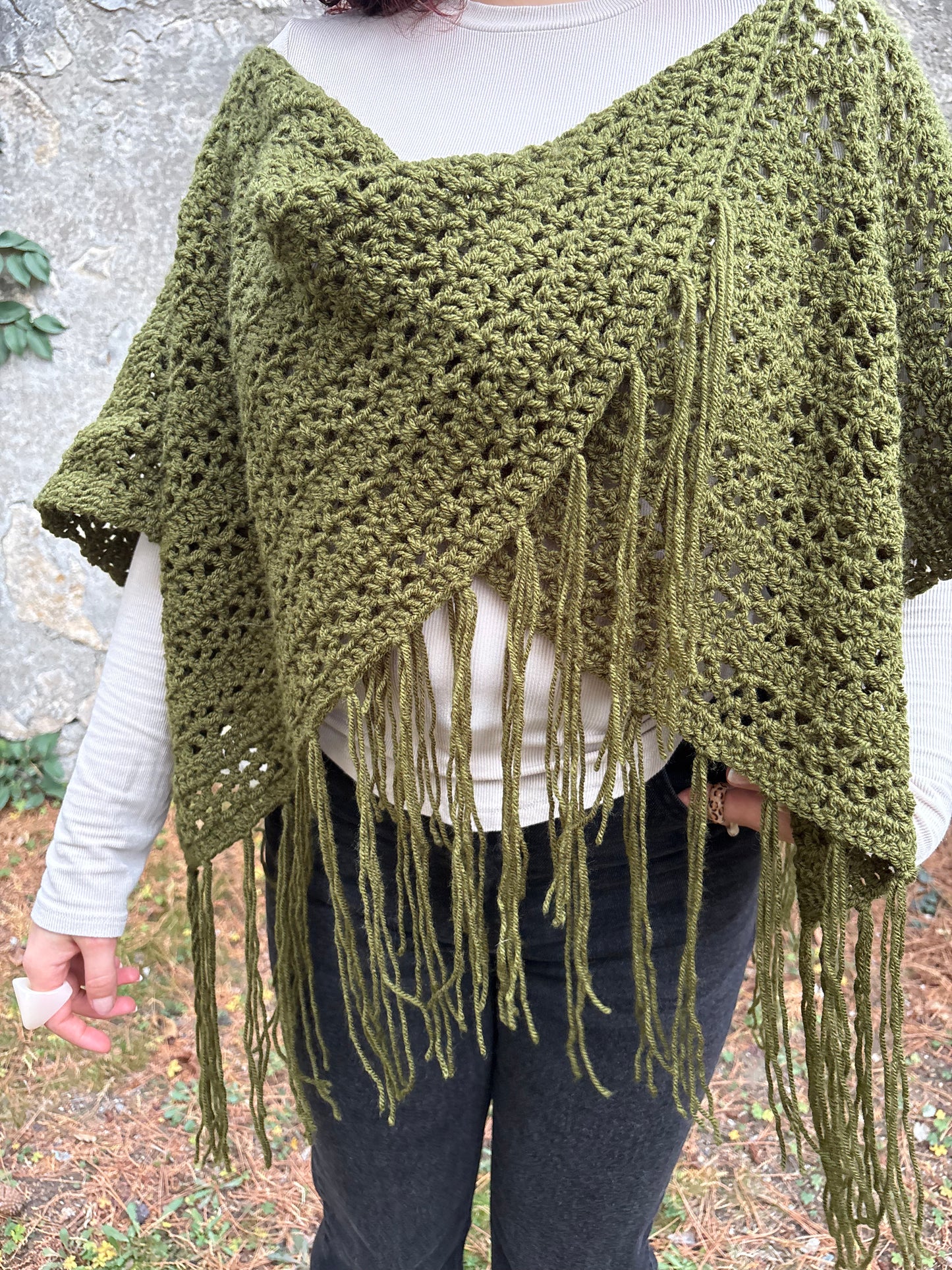 Mobius Poncho Crochet Pattern/ XS - 5XL Crochet Poncho Pattern PDF/ Easy crochet wear / Crochet shawl pattern (Copy)