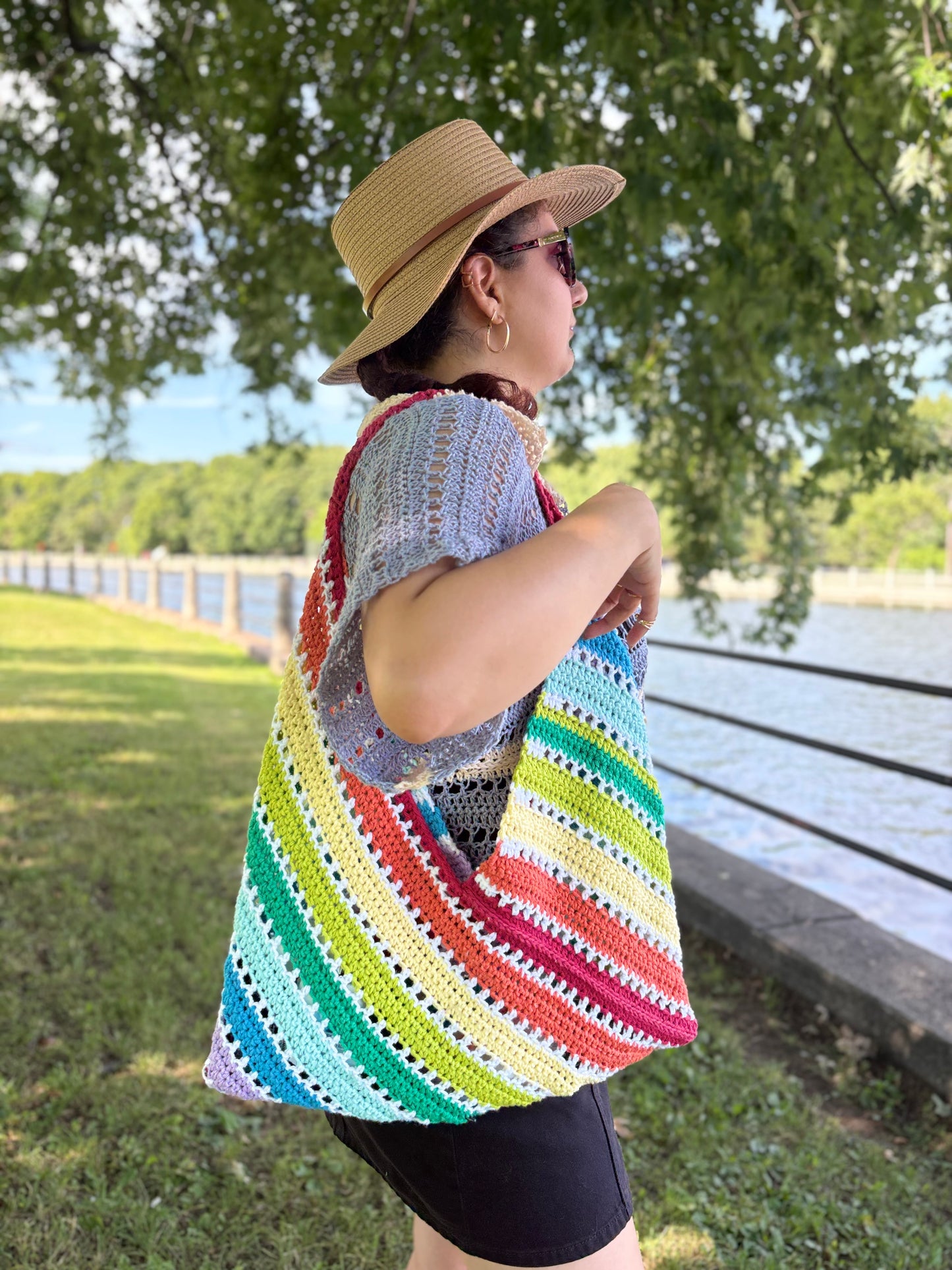 Stitch to Street: 8-piece Bundle | 8 Digital PDF Patterns | 3 Bog cardigans, 1 Bog vest, 1 relaxed-fit shirt, 1 kimono, 1 crochet bag,  1 Scrunchie