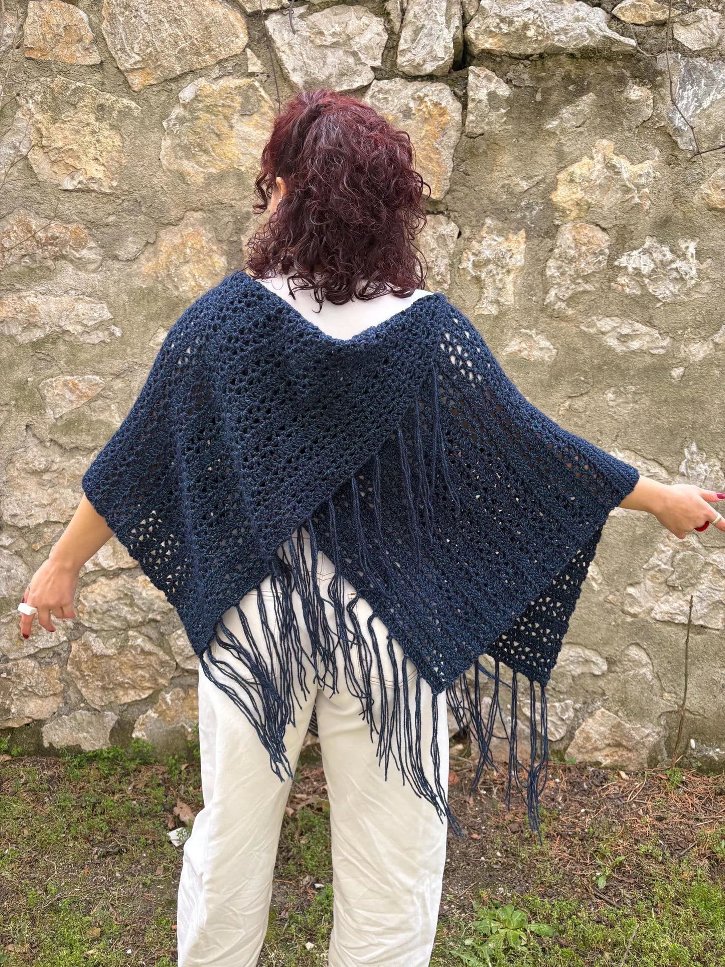 Mobius Poncho Crochet Pattern/ XS - 5XL Crochet Poncho Pattern PDF/ Easy crochet wear / Crochet shawl pattern