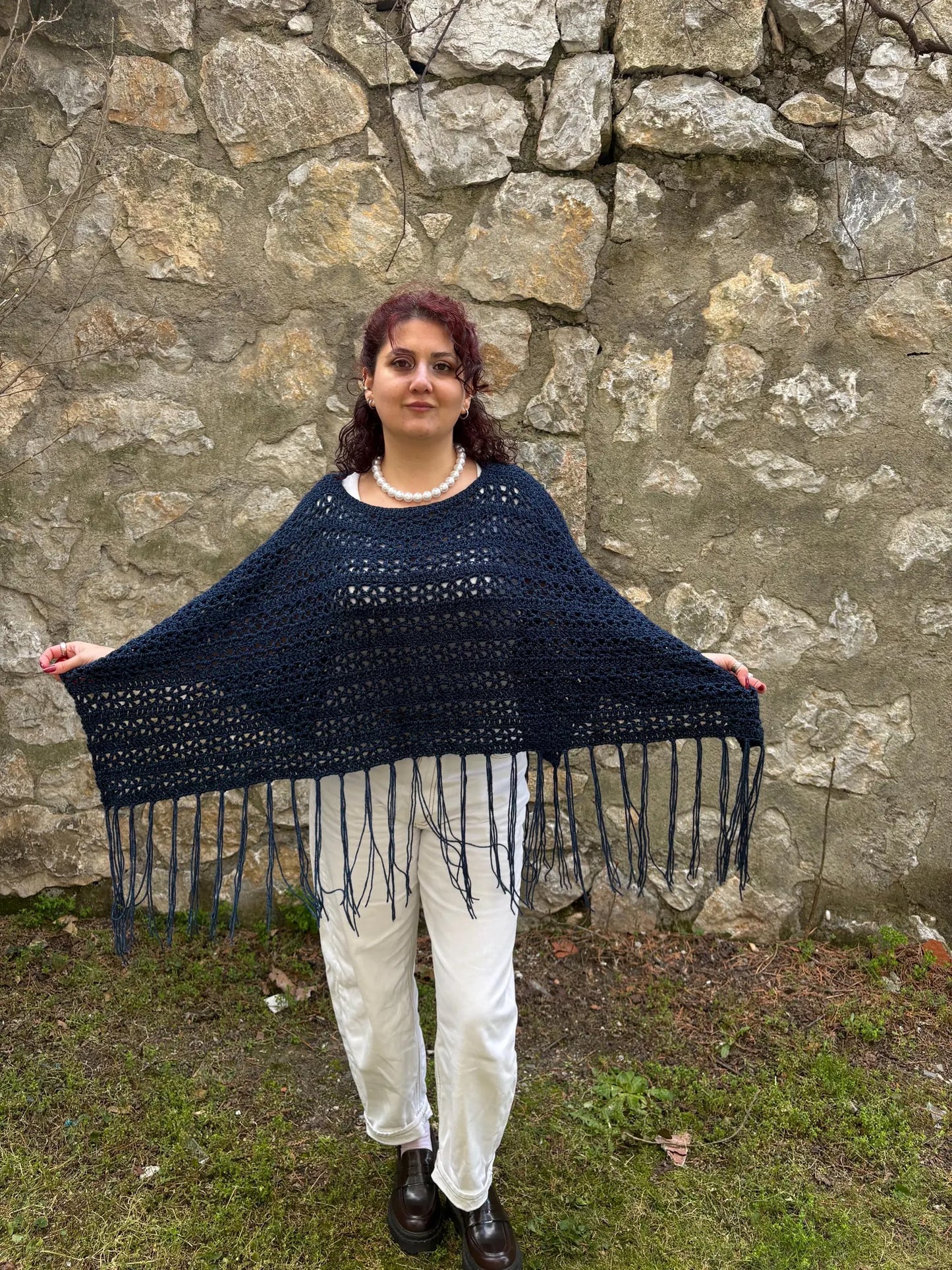Mobius Poncho Crochet Pattern/ XS - 5XL Crochet Poncho Pattern PDF/ Easy crochet wear / Crochet shawl pattern