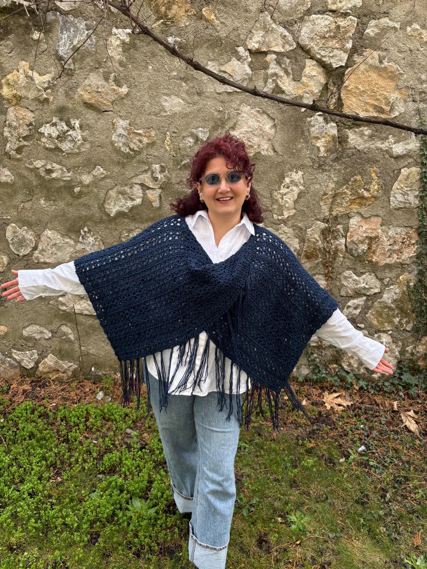 Mobius Poncho Crochet Pattern/ XS - 5XL Crochet Poncho Pattern PDF/ Easy crochet wear / Crochet shawl pattern