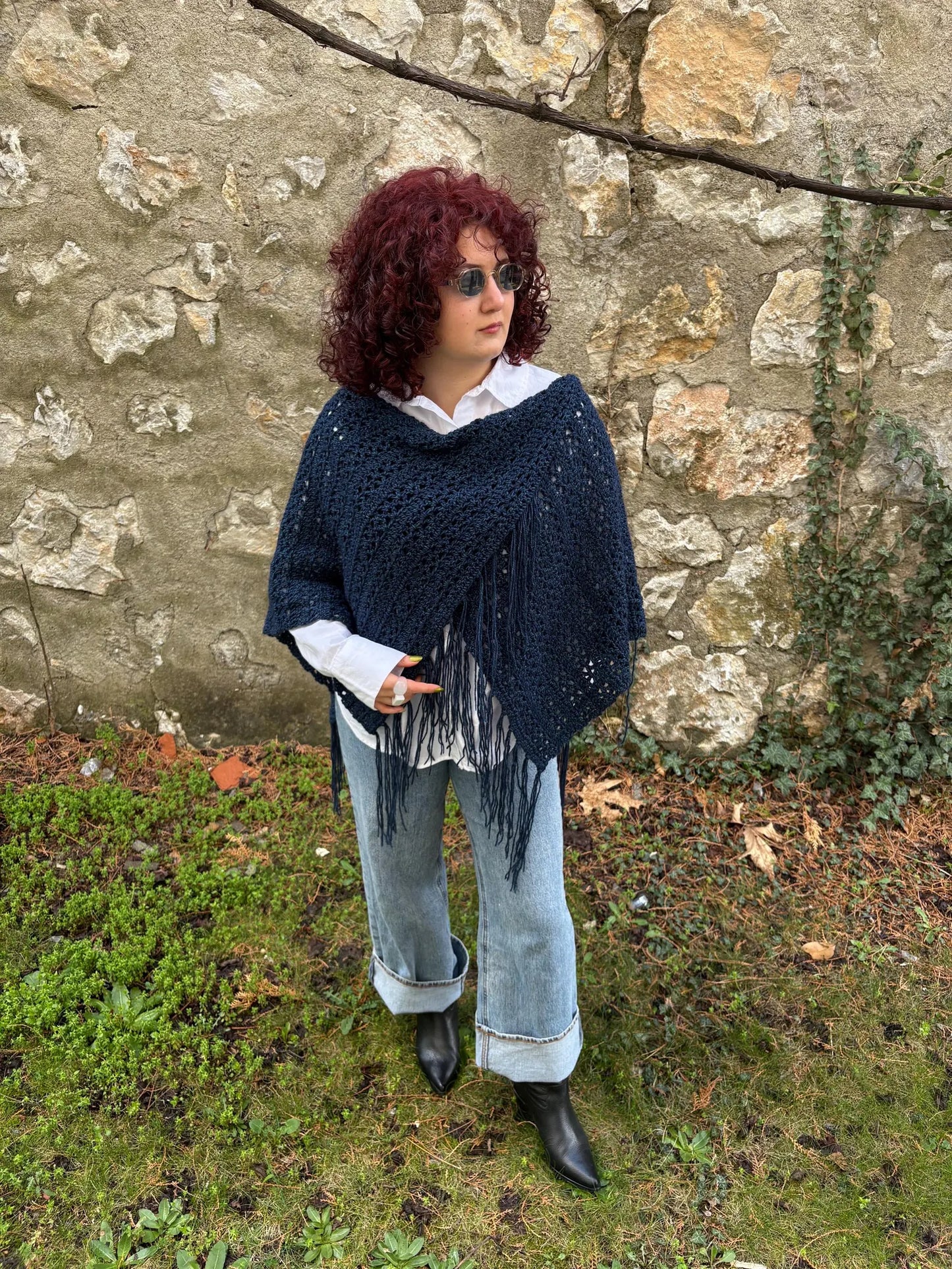 Mobius Poncho Crochet Pattern/ XS - 5XL Crochet Poncho Pattern PDF/ Easy crochet wear / Crochet shawl pattern