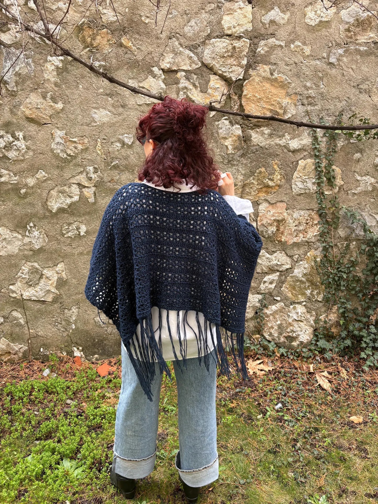 Mobius Poncho Crochet Pattern/ XS - 5XL Crochet Poncho Pattern PDF/ Easy crochet wear / Crochet shawl pattern
