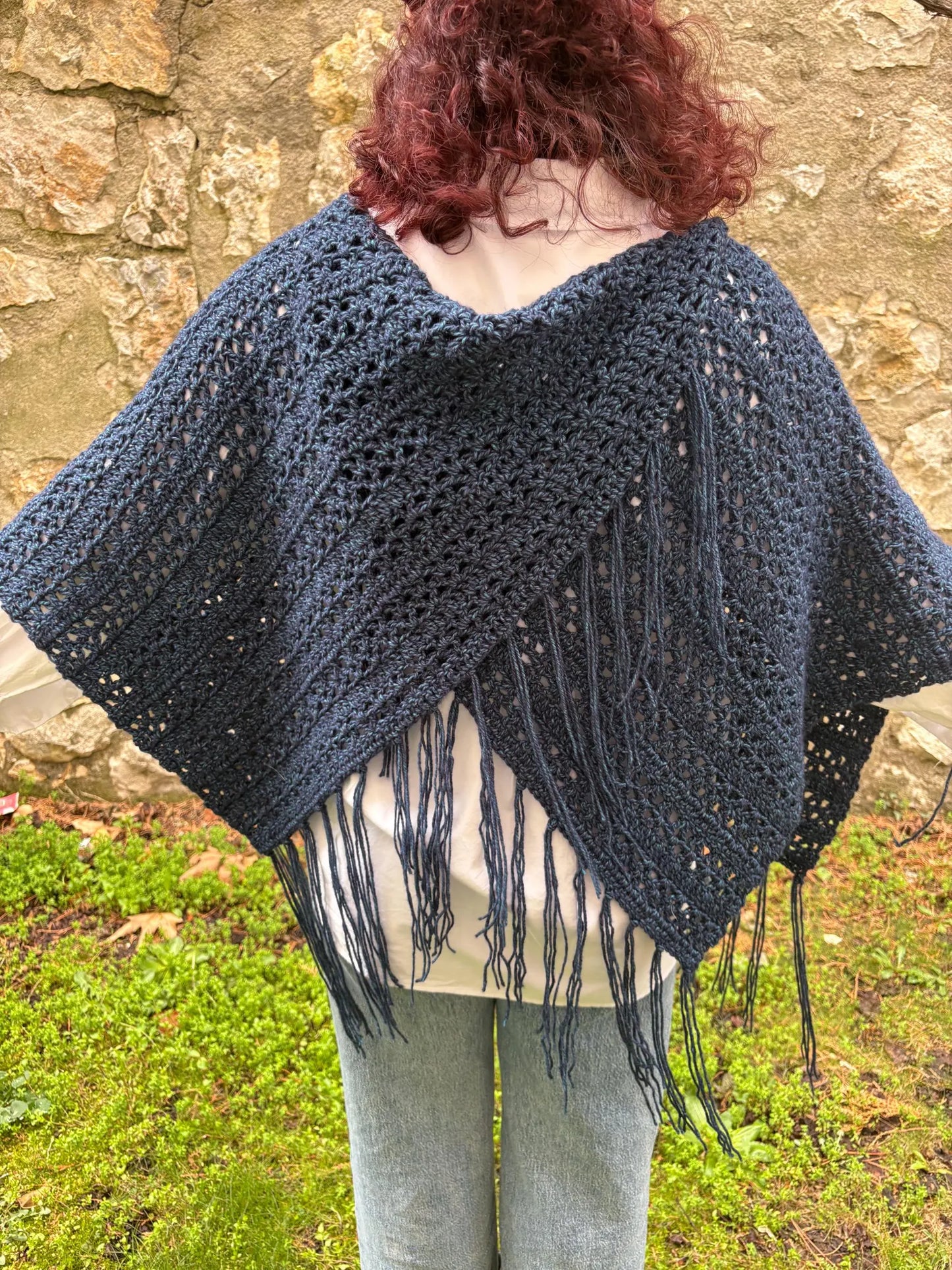 Mobius Poncho Crochet Pattern/ XS - 5XL Crochet Poncho Pattern PDF/ Easy crochet wear / Crochet shawl pattern